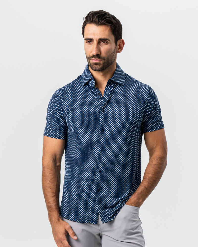 "The Theo" Geo Flower Print