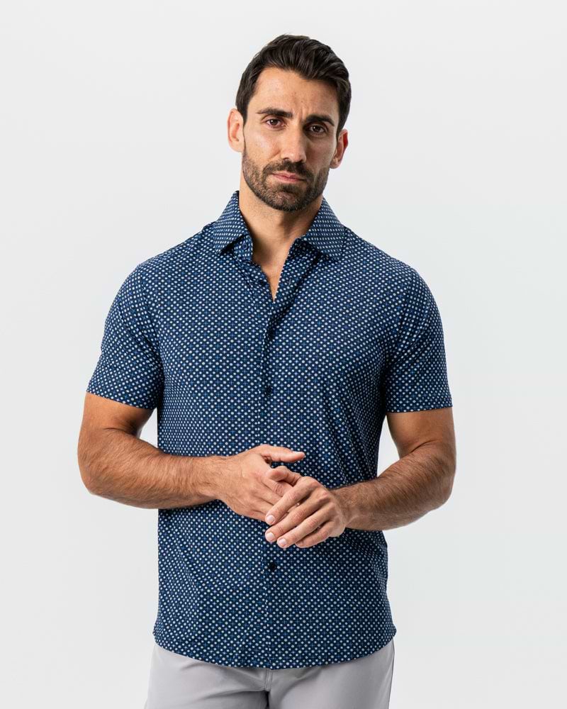 "The Theo" Geo Flower Print