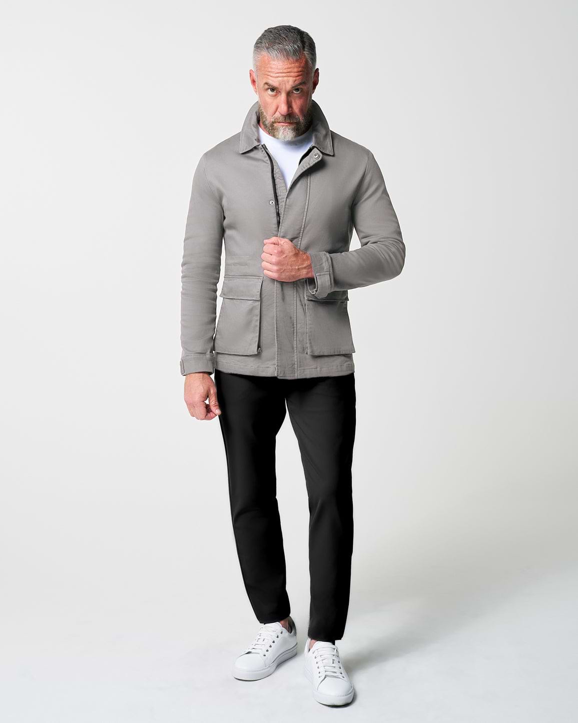 Utility Jacket - Stone Grey