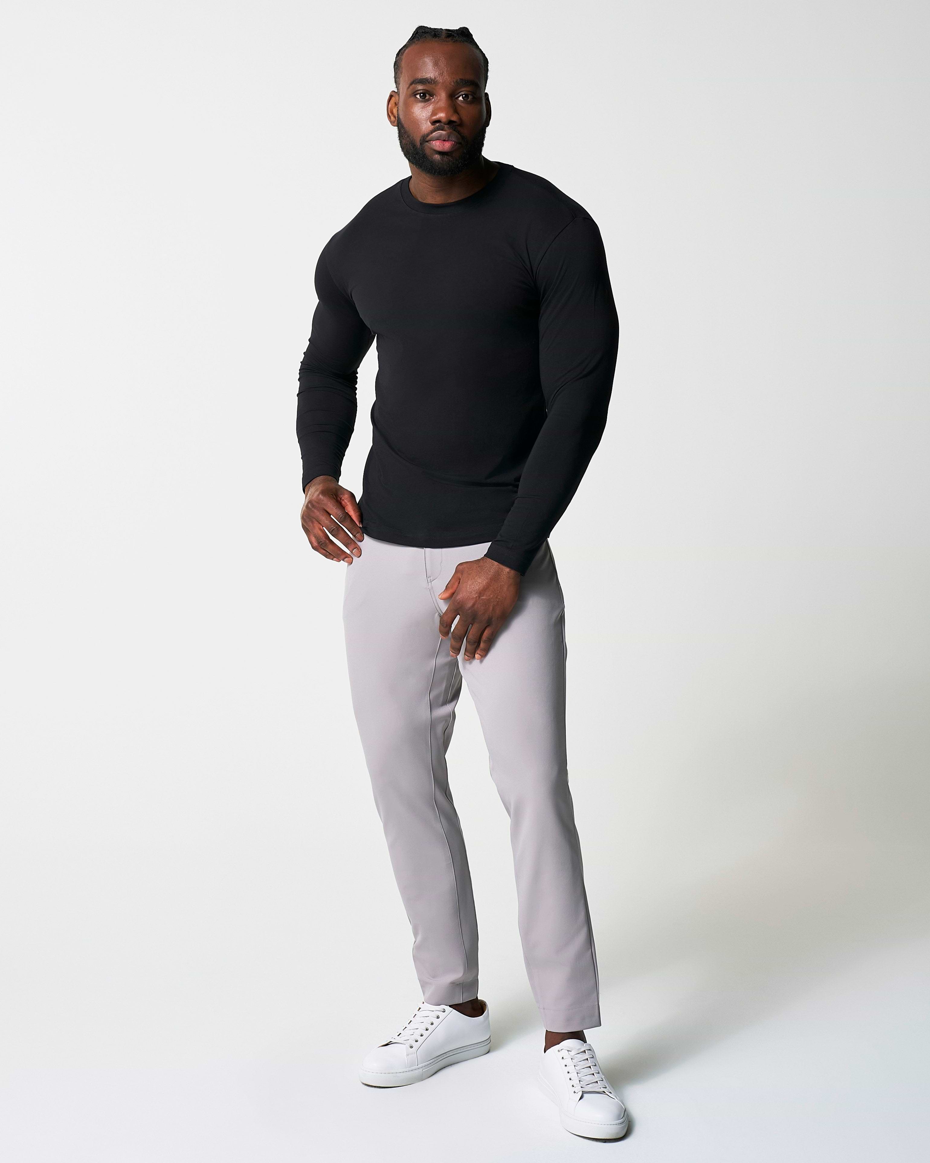 "The Riley" Black Long Sleeve Crewneck