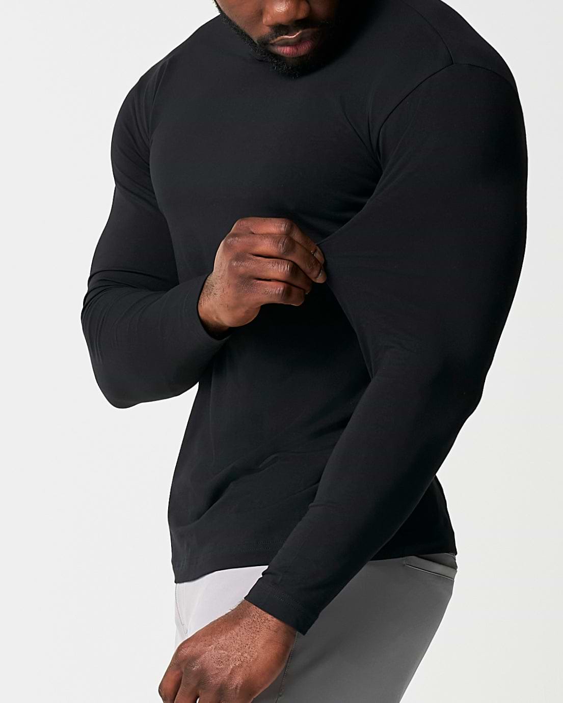 "The Riley" Black Long Sleeve Crewneck