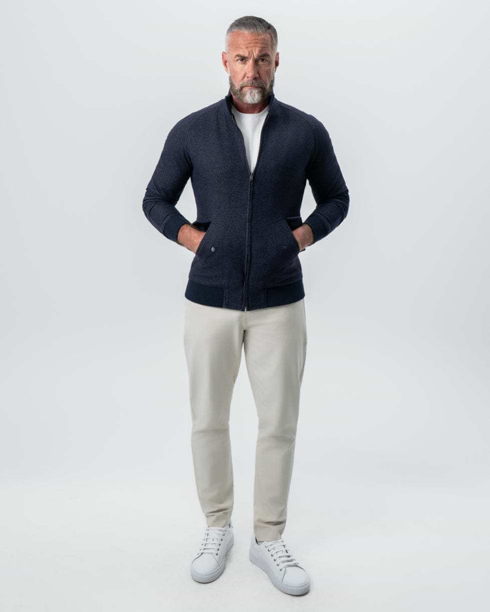 Brushed Bomber - Navy
