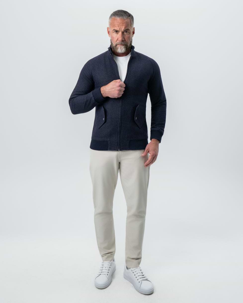Brushed Bomber - Navy