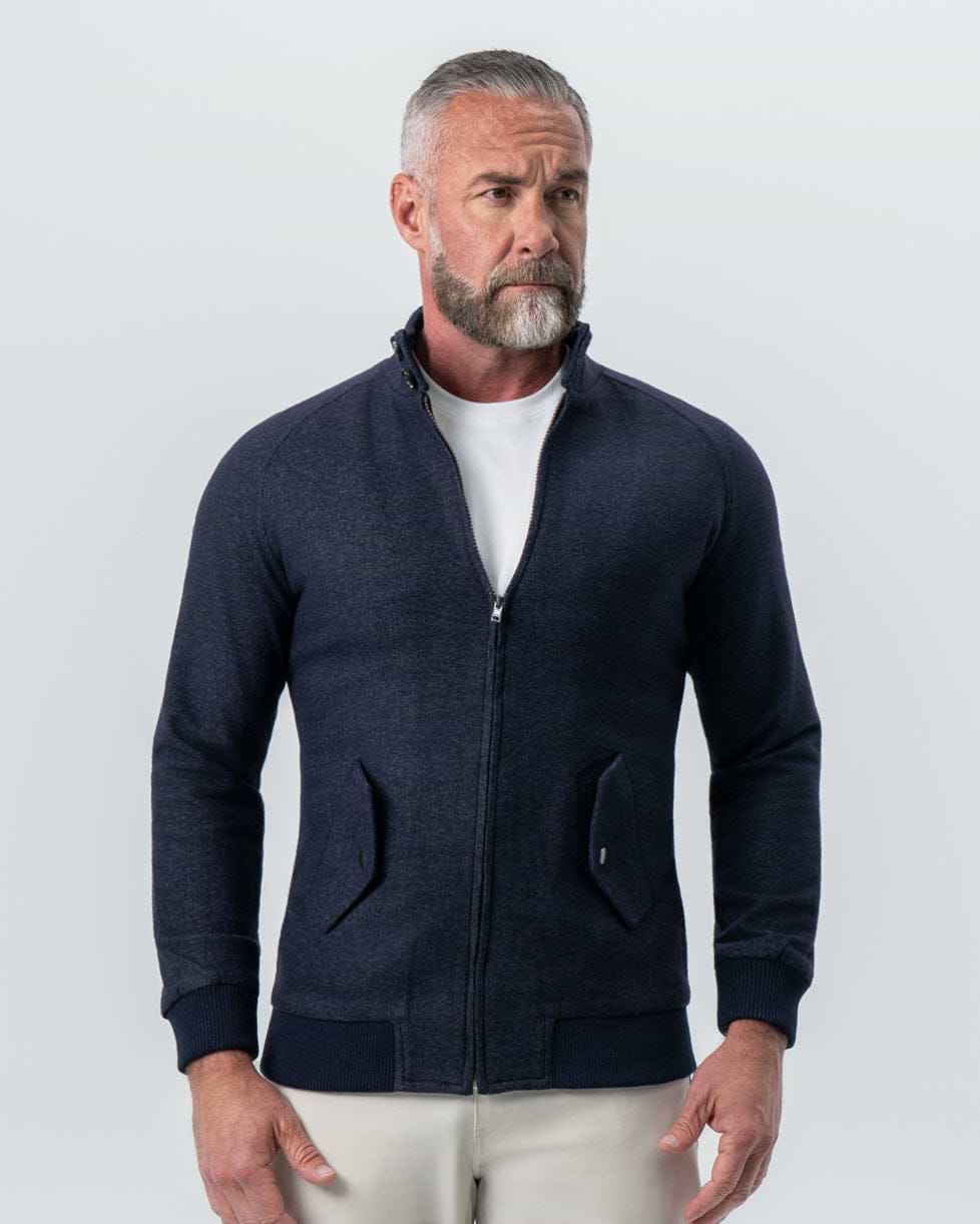 Brushed Bomber - Navy