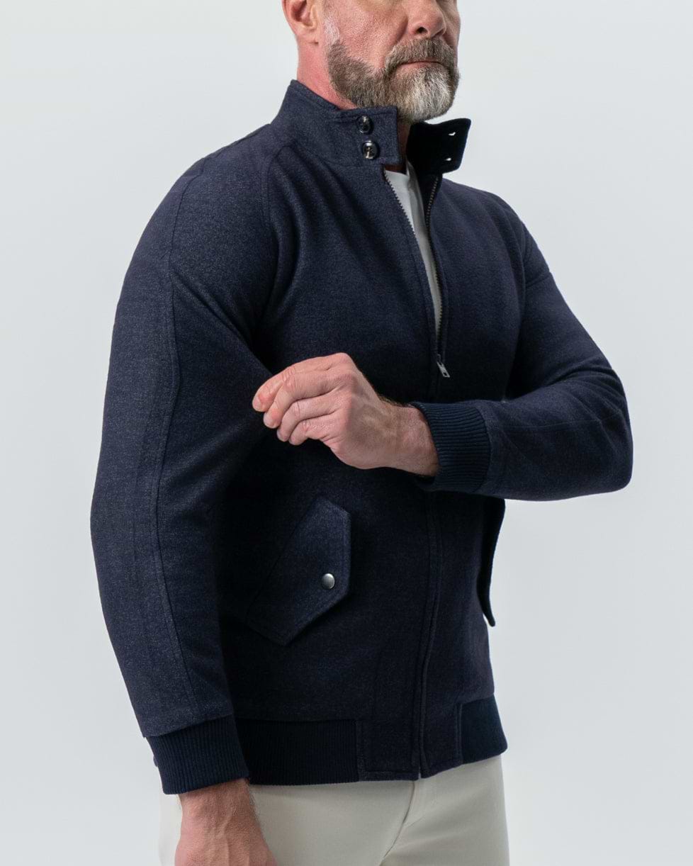Brushed Bomber - Navy