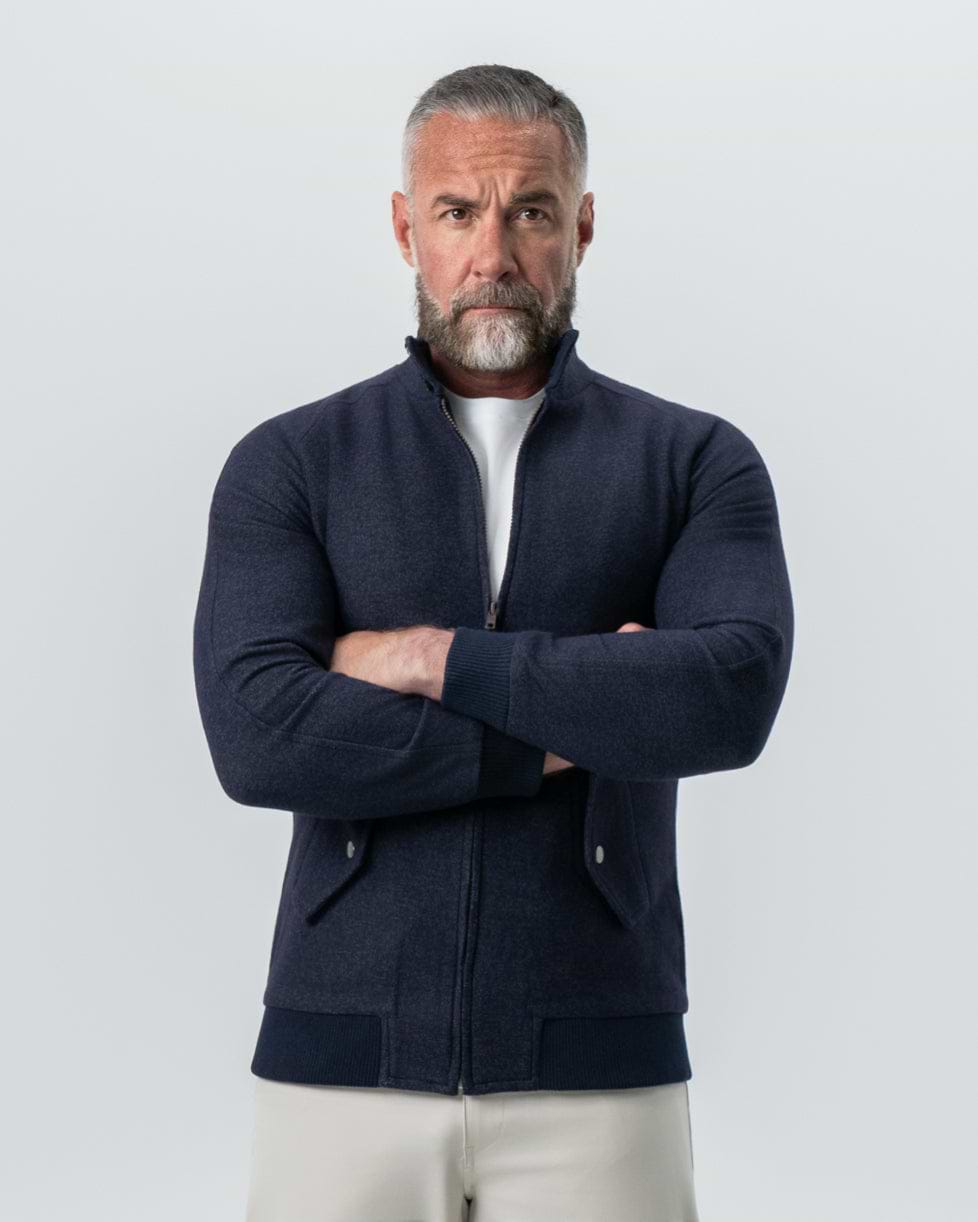 Brushed Bomber - Navy