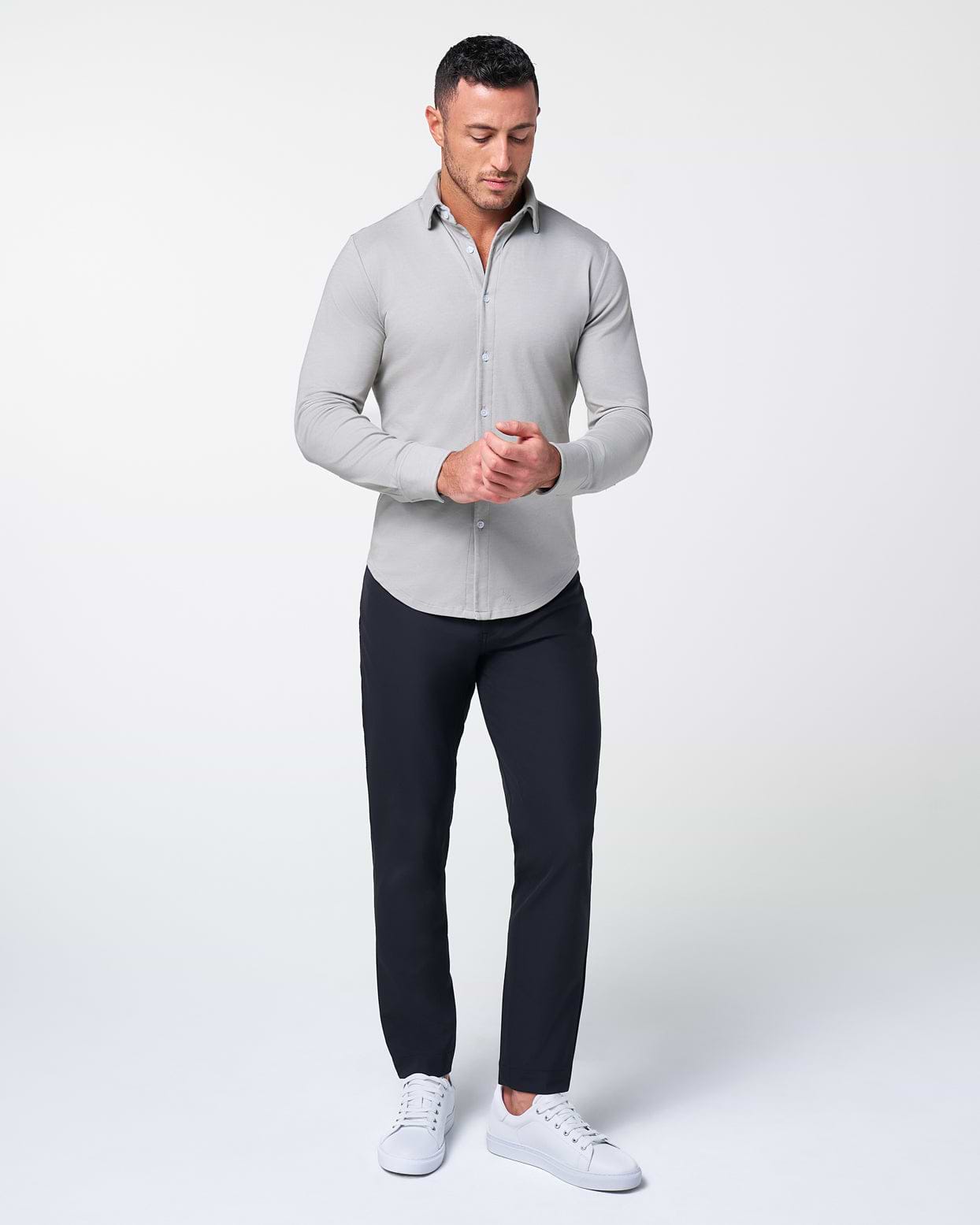 "The Omaha" Sandstone Pique Button Down