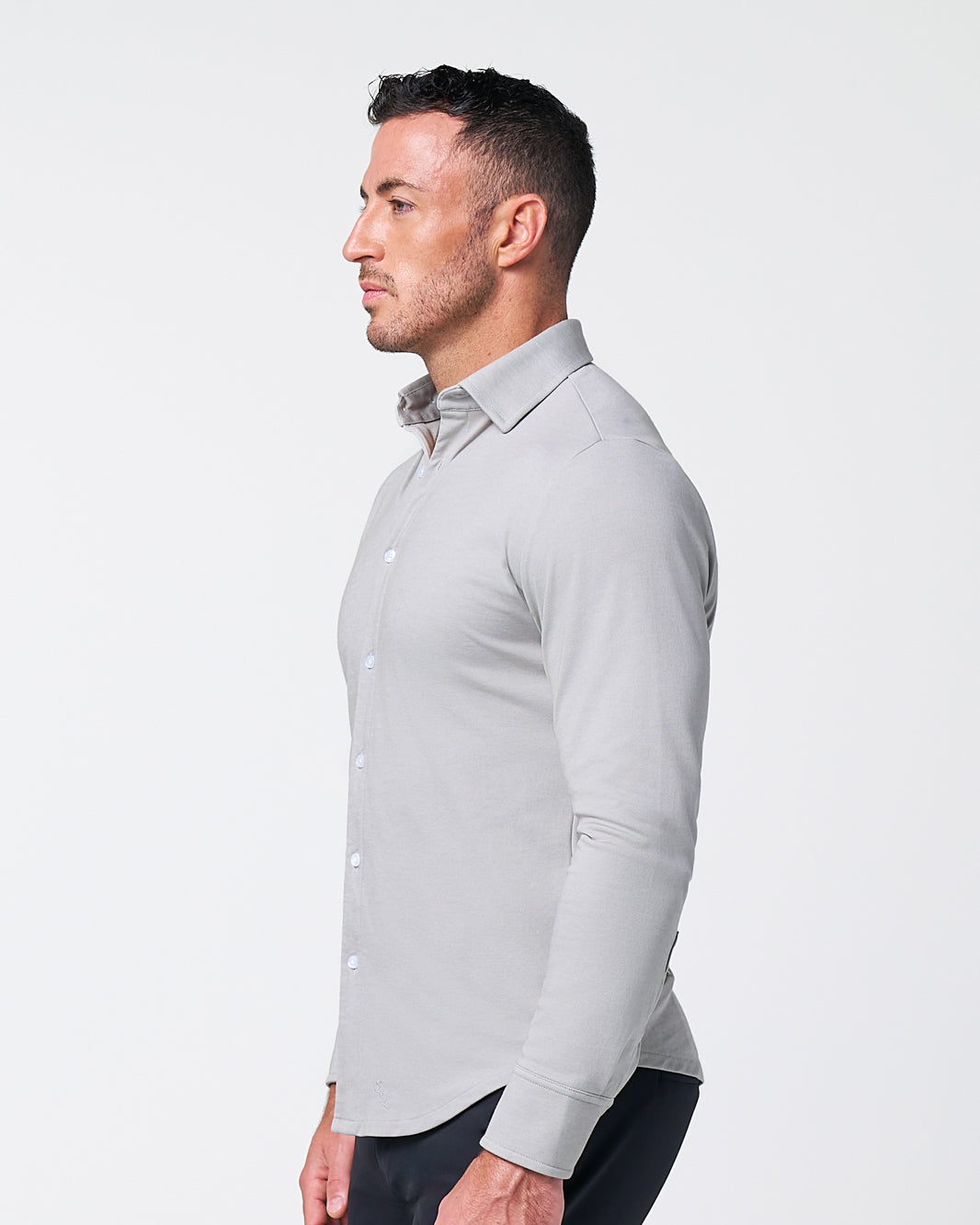 "The Omaha" Sandstone Pique Button Down
