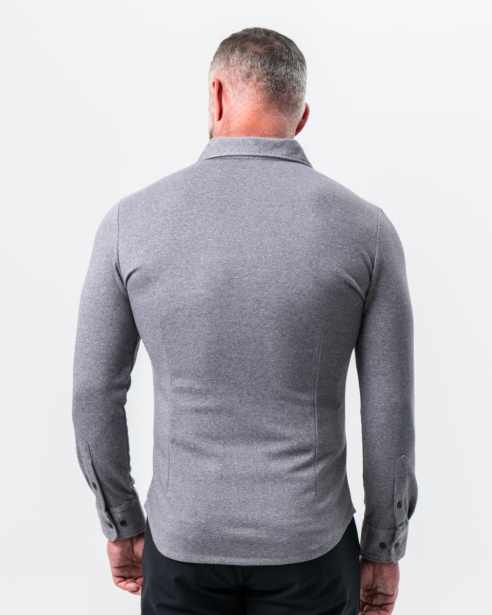 "The Onyx" Charcoal Button Down