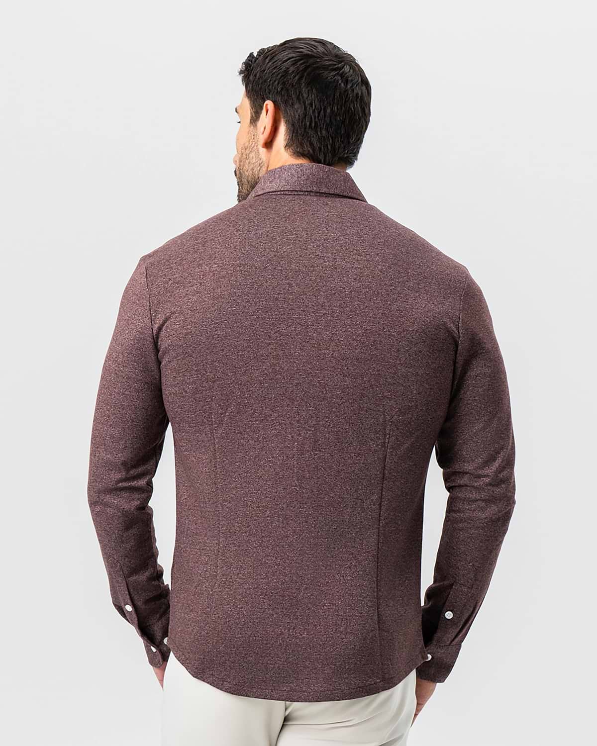 Button Ows Patch Pocket Button Down - Brown