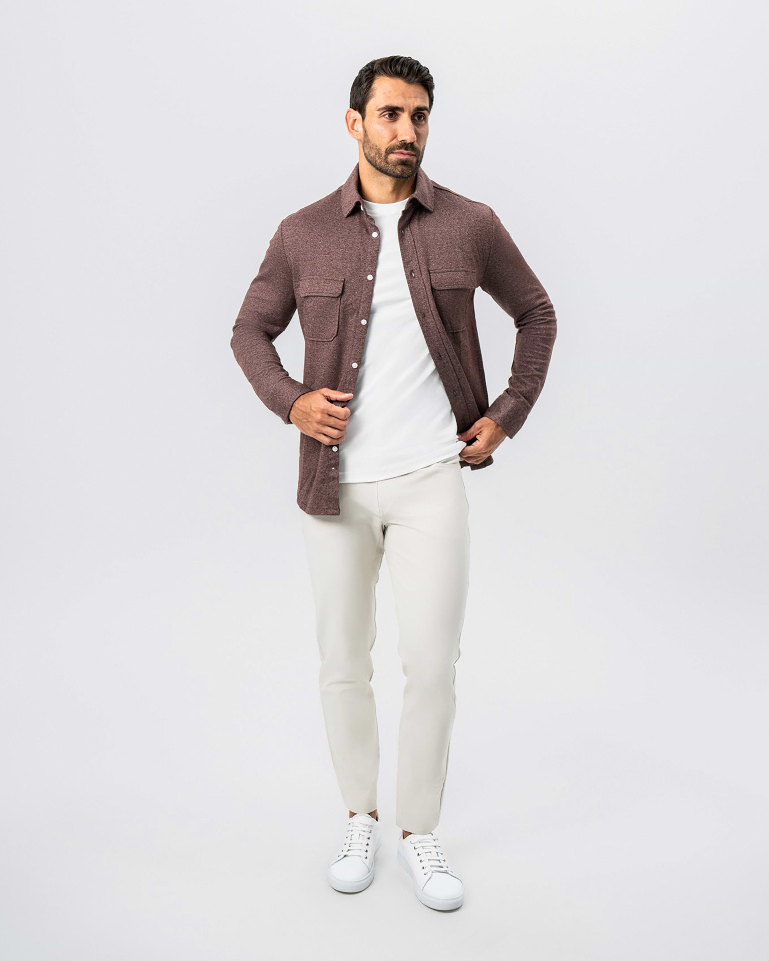 Patch Pocket Button Down - Brown