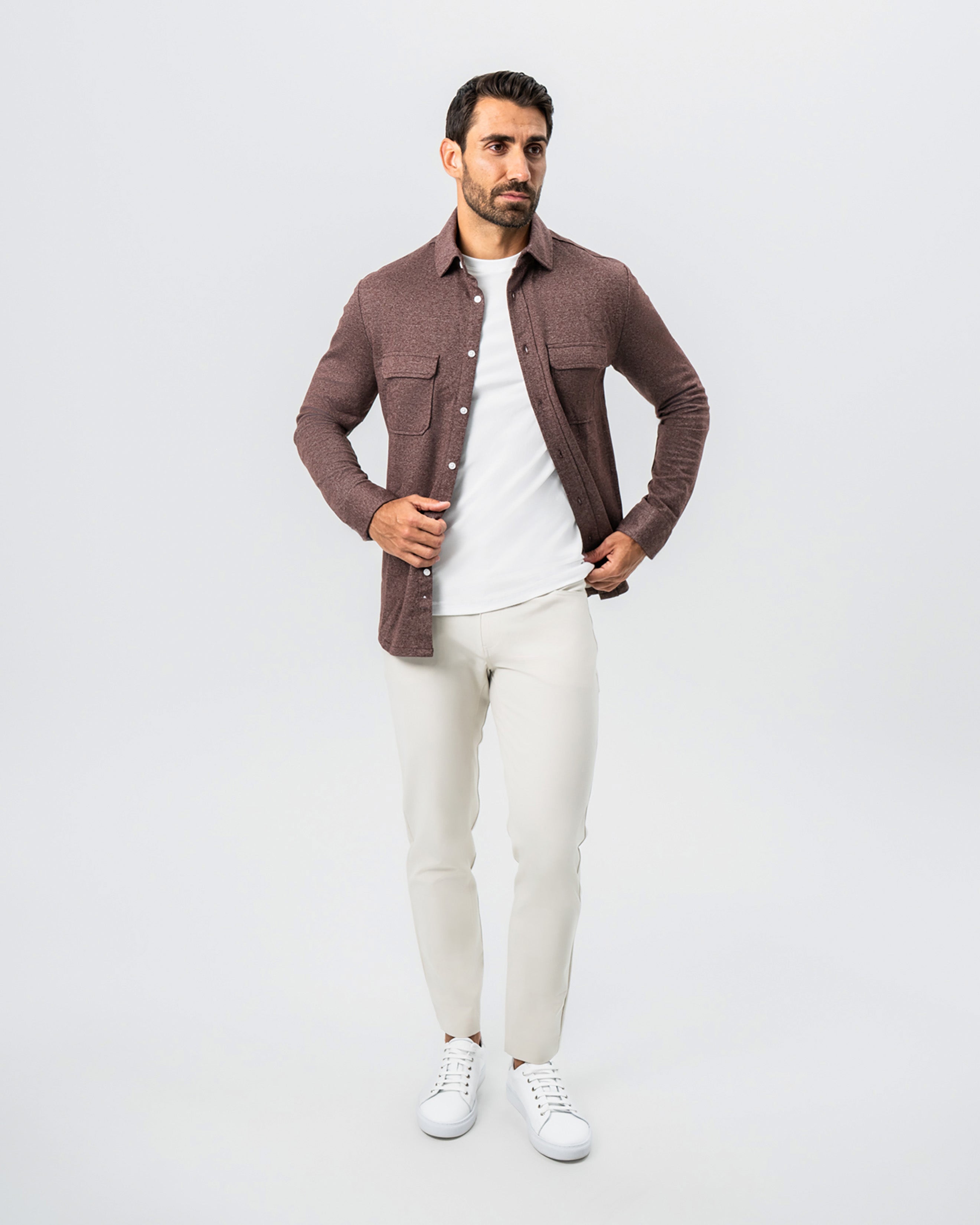 Patch Pocket Button Down - Brown