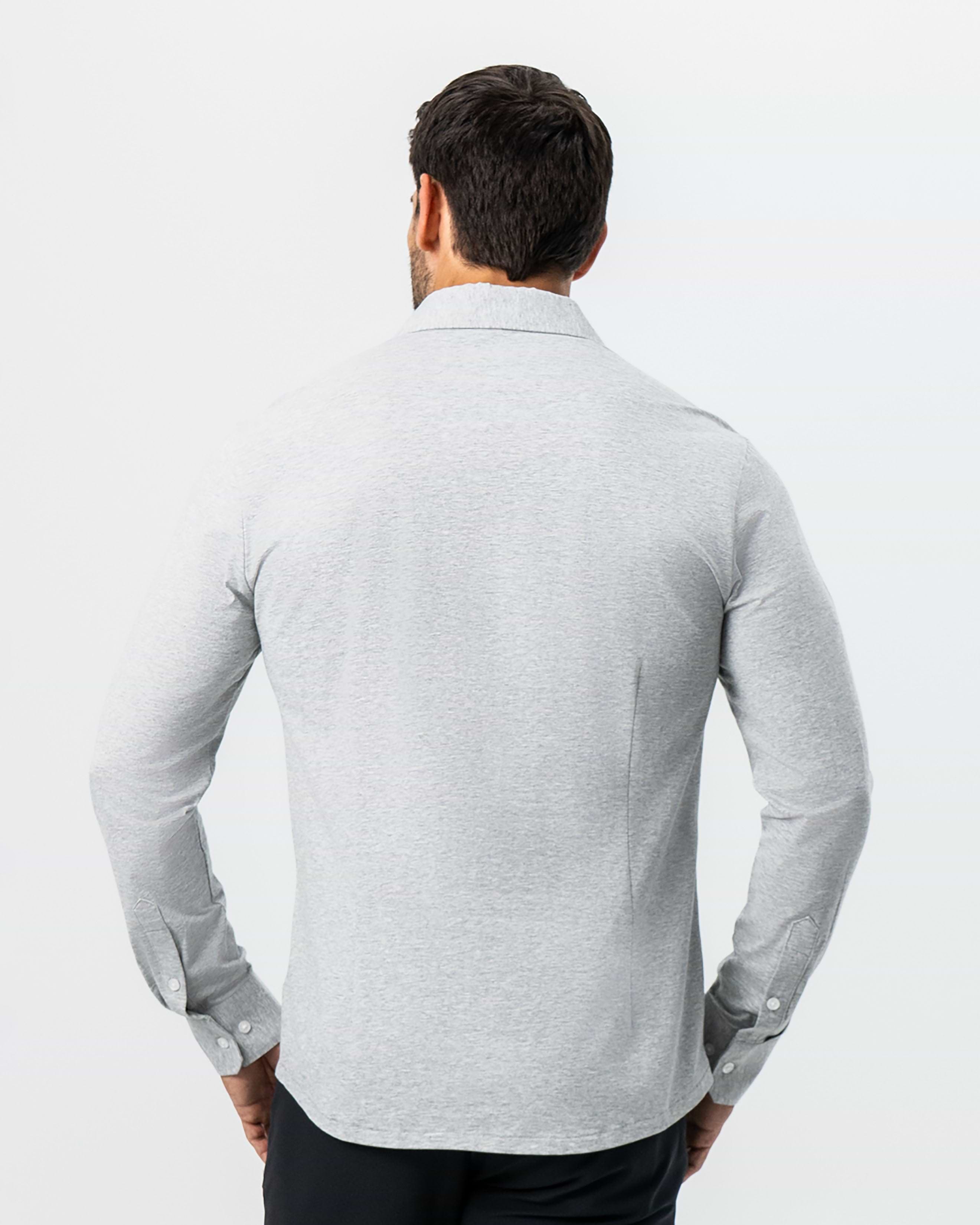 "The Fowler" Grey Button Down