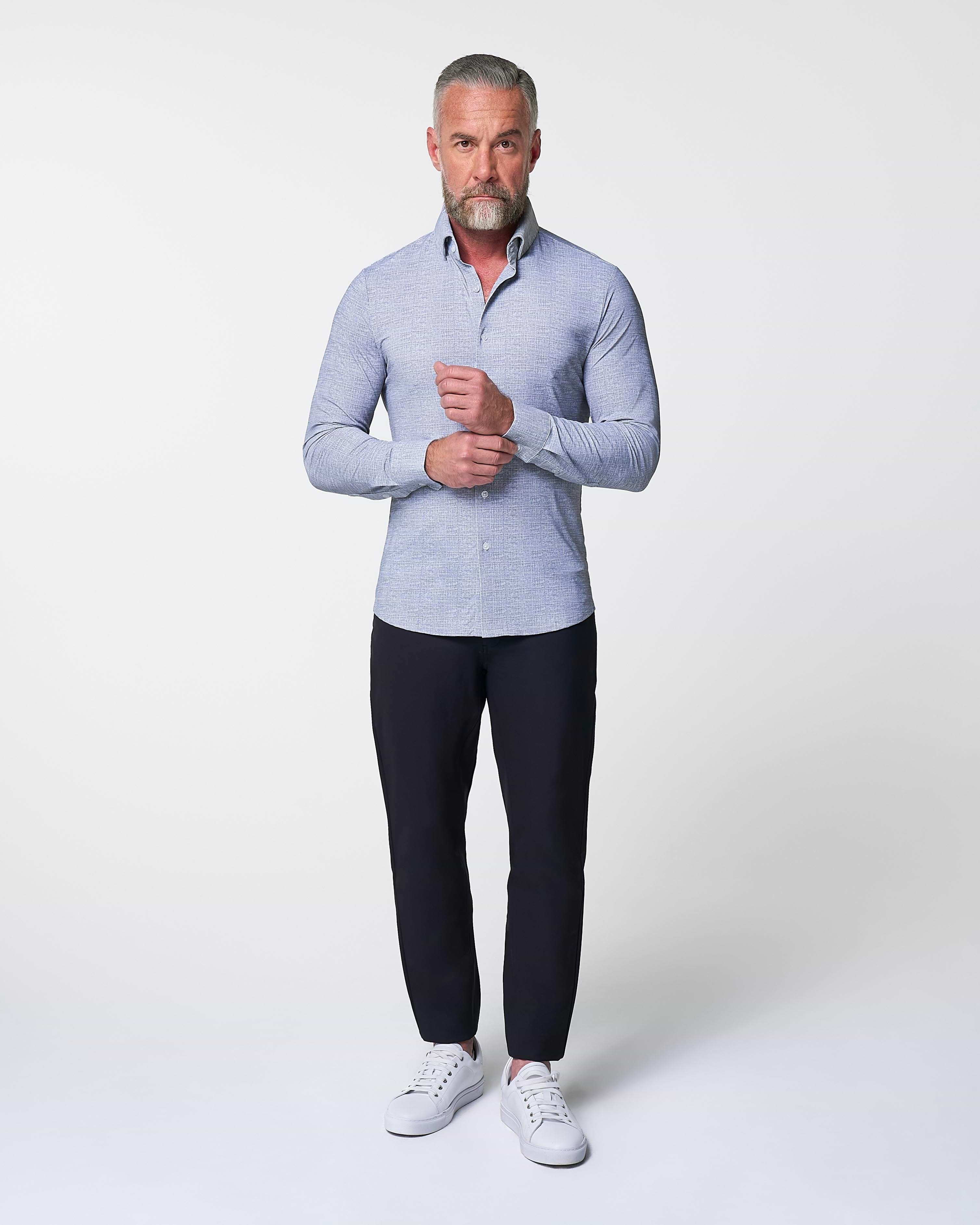 "The Storm" Sport Shirt - Navy Linen