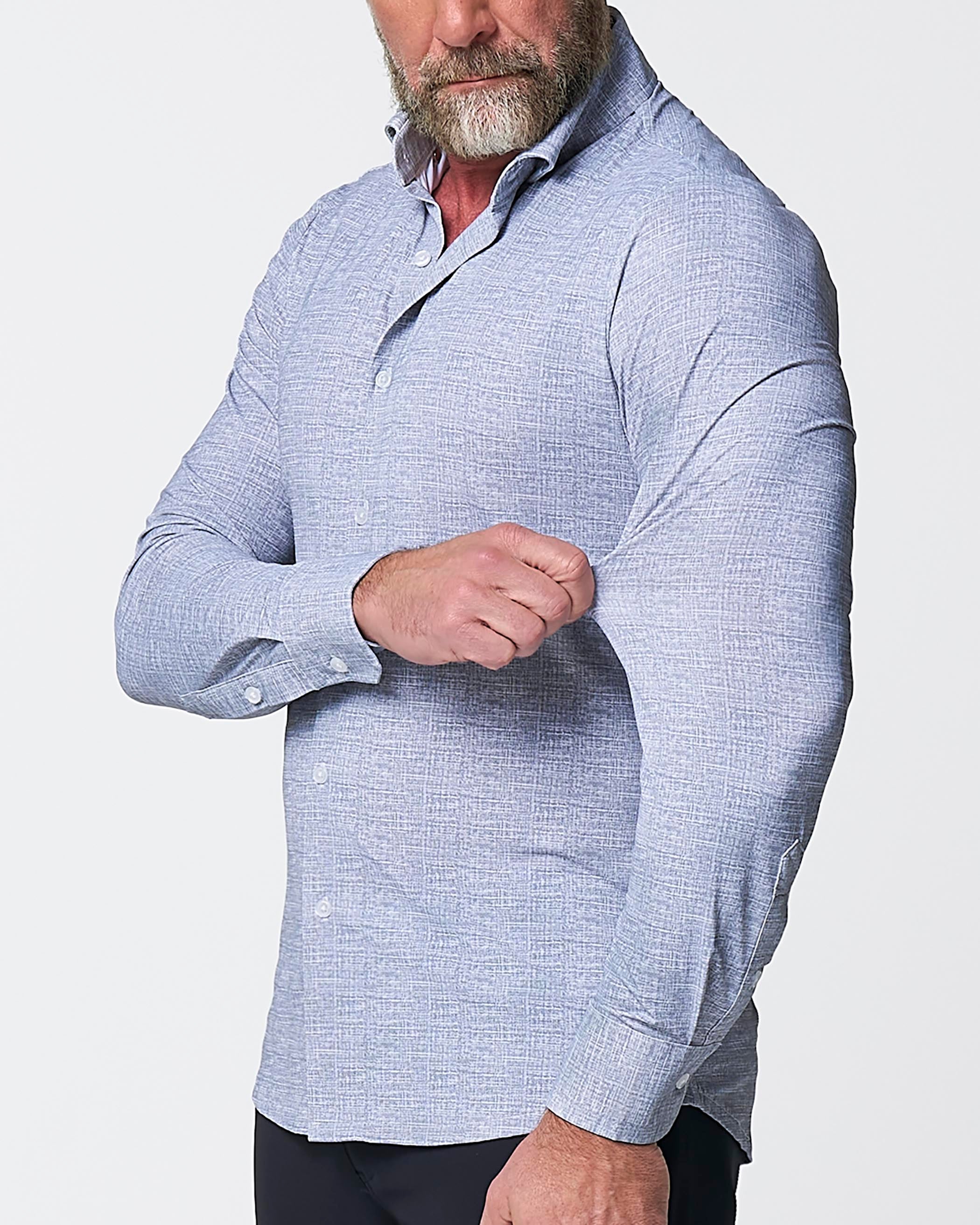 "The Storm" Sport Shirt - Navy Linen