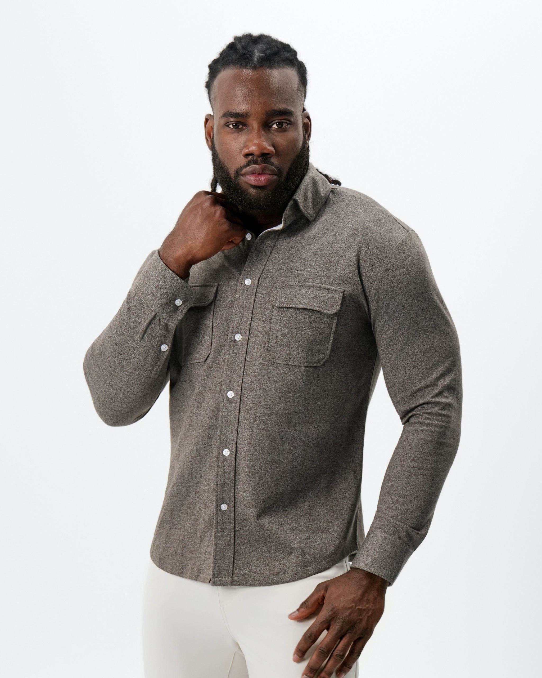 Patch Pocket Button Down - Army Green