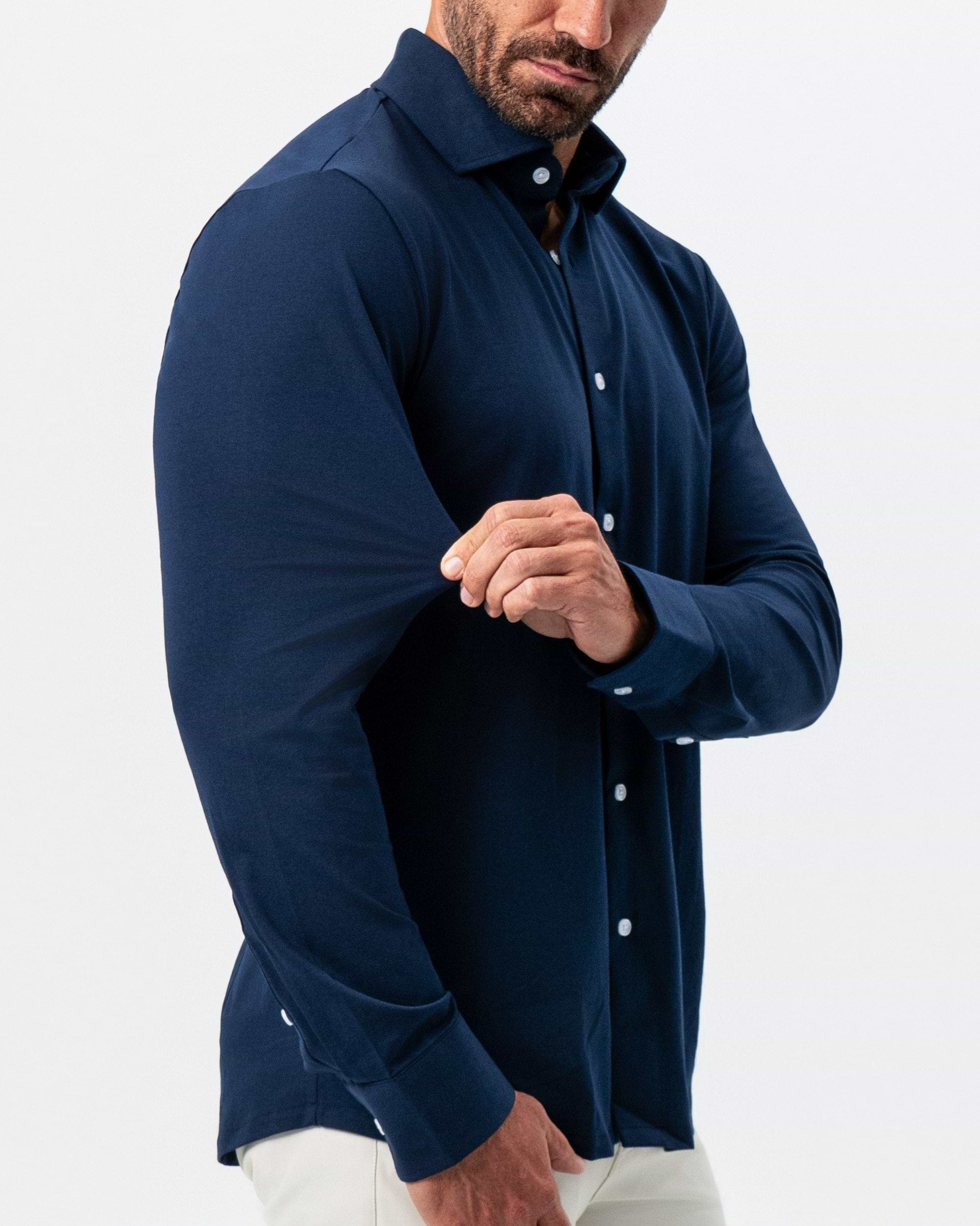 "The Stewart" Navy Button Down