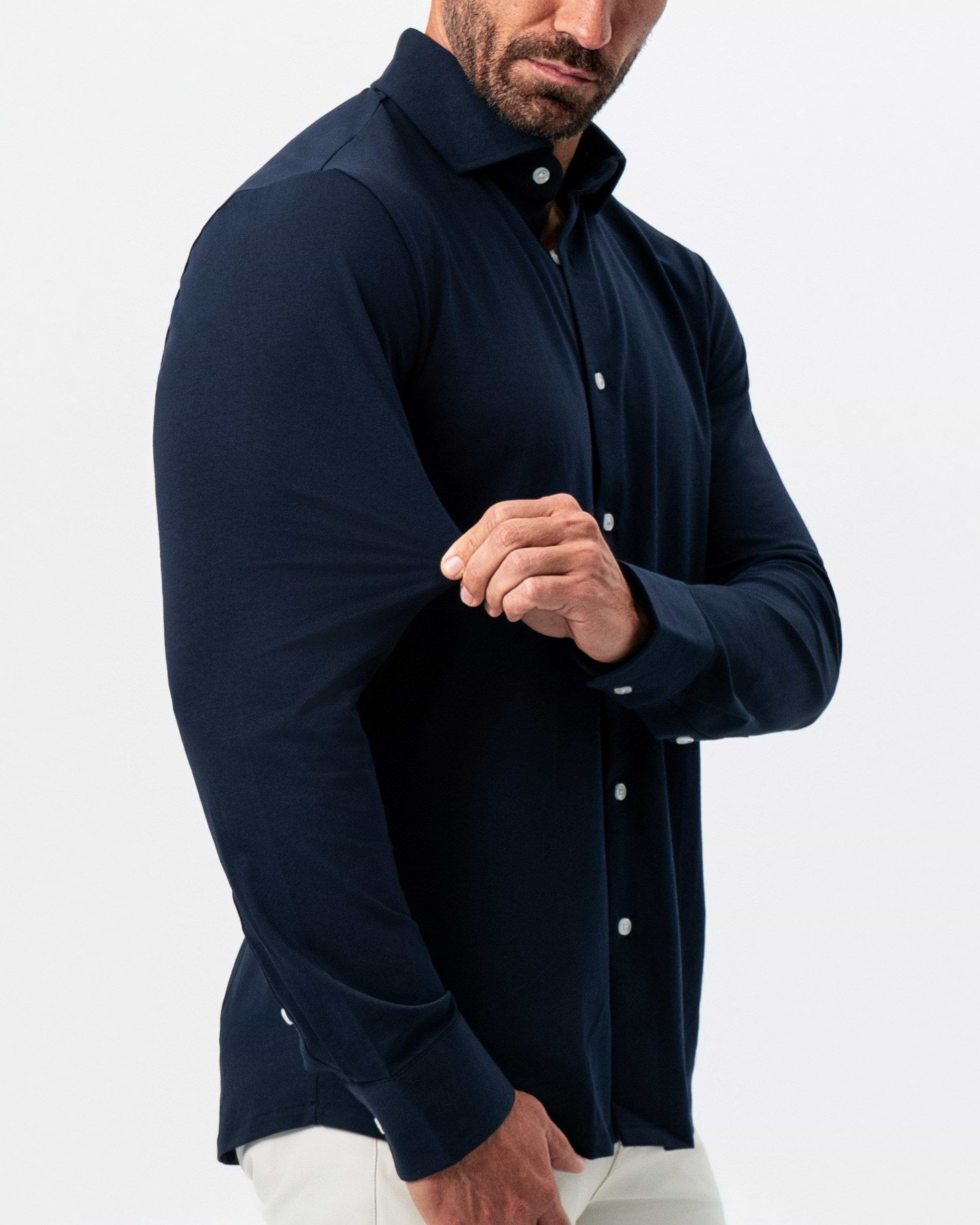 "The Stewart" Navy Button Down