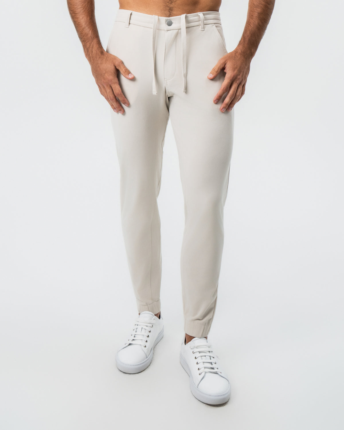 Chino Jogger - Cream
