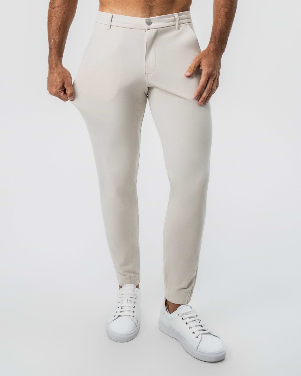 Chino Jogger - Cream