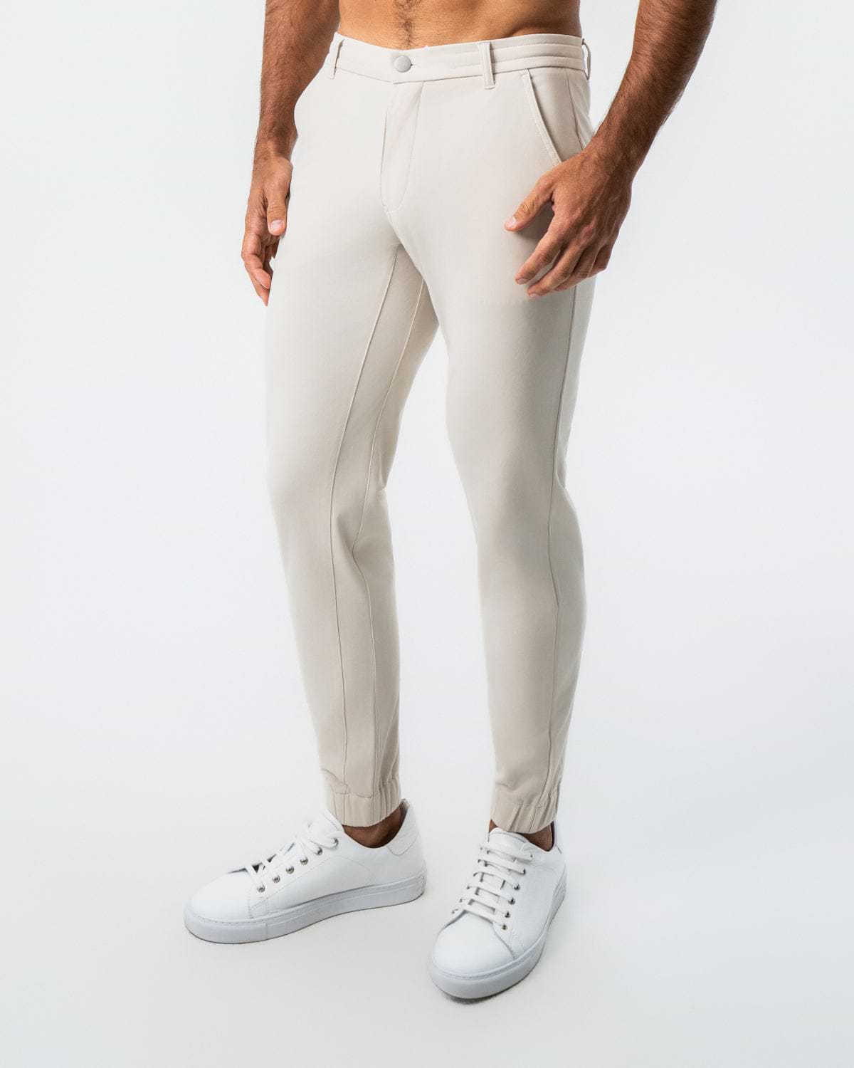 Chino Jogger - Cream