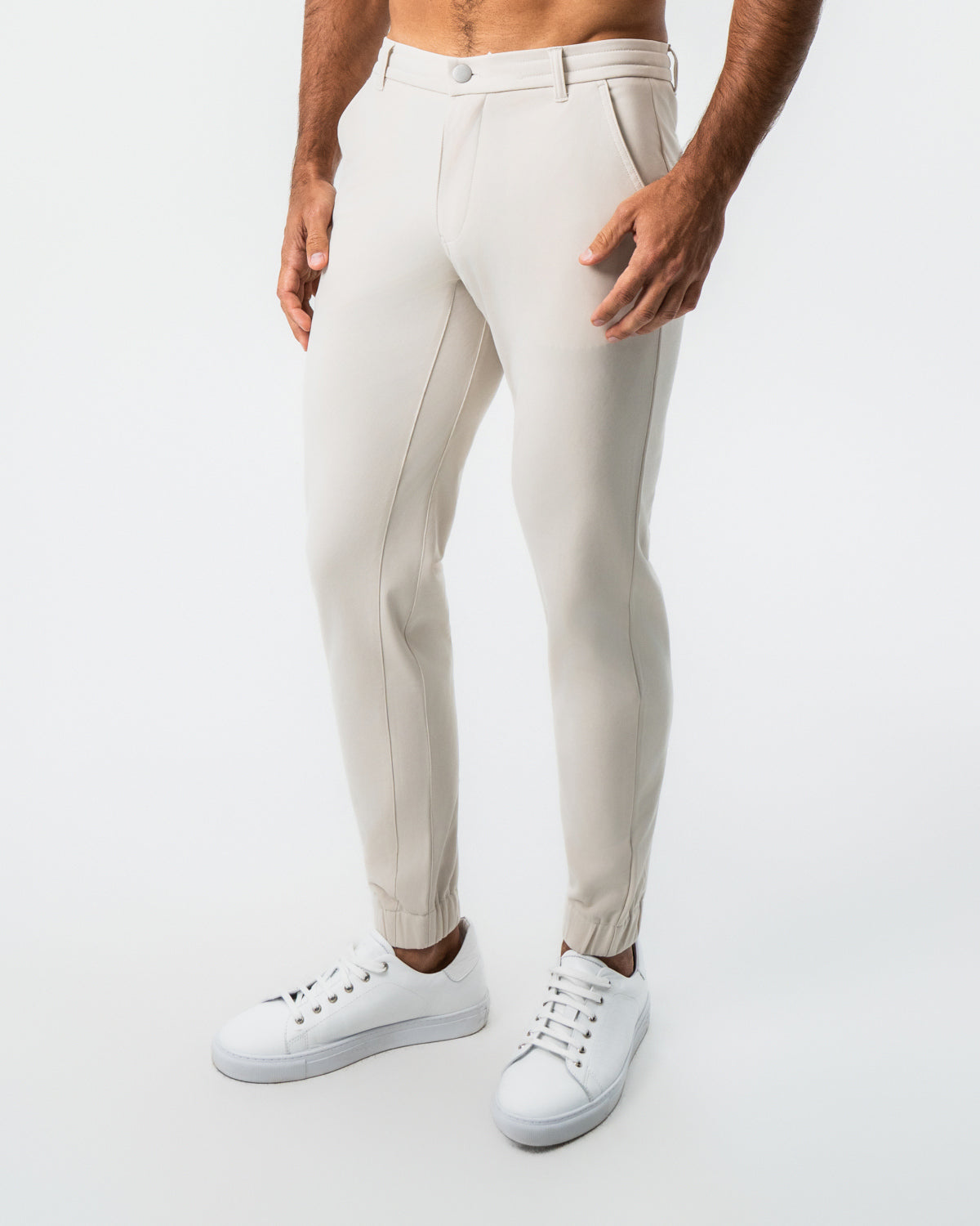 Chino Jogger - Cream