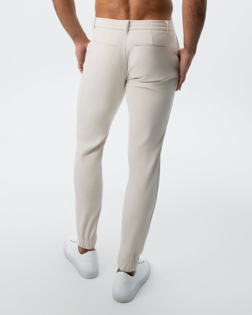 Chino Jogger - Cream