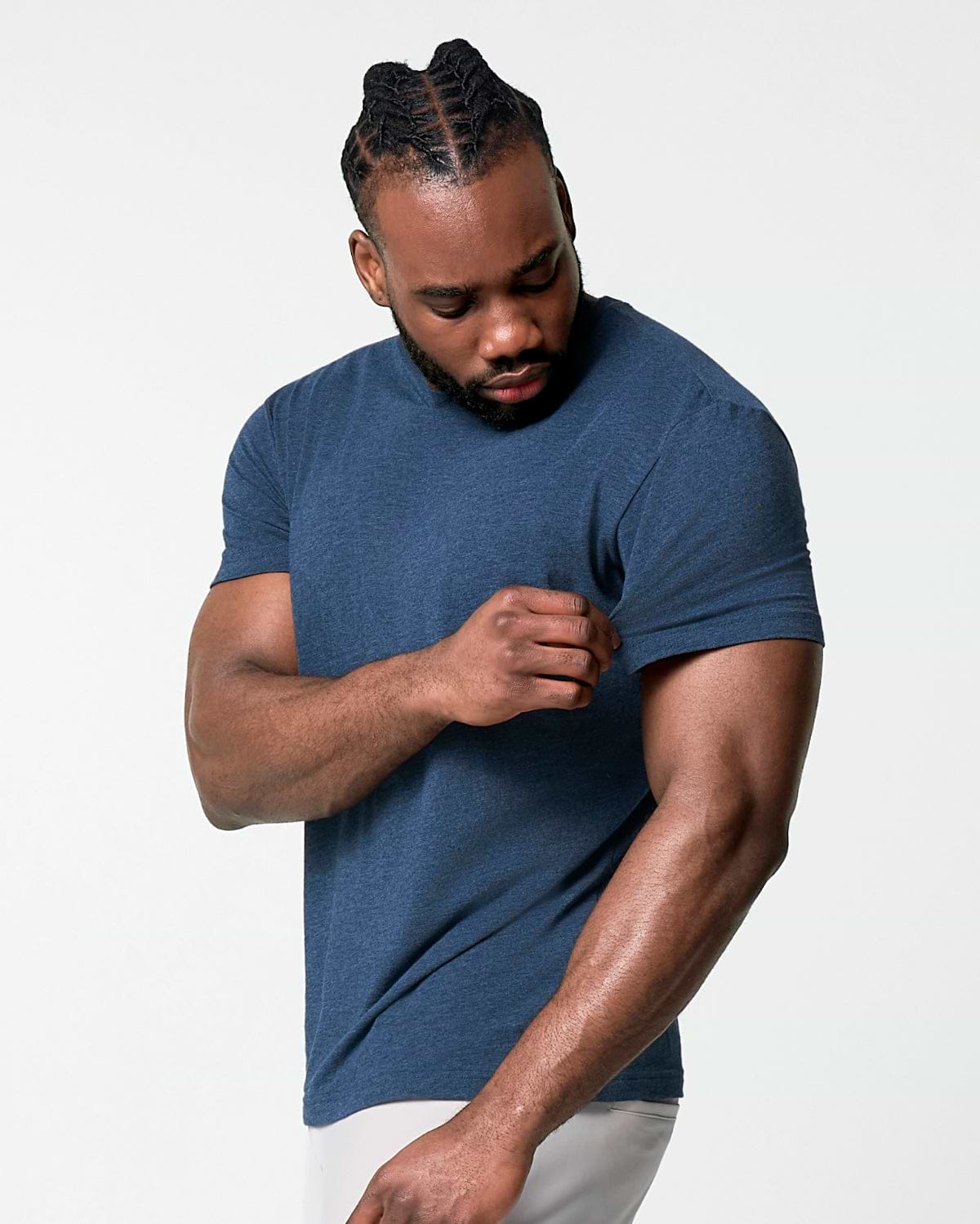 "The Ashford" Midnight Short Sleeve Crewneck