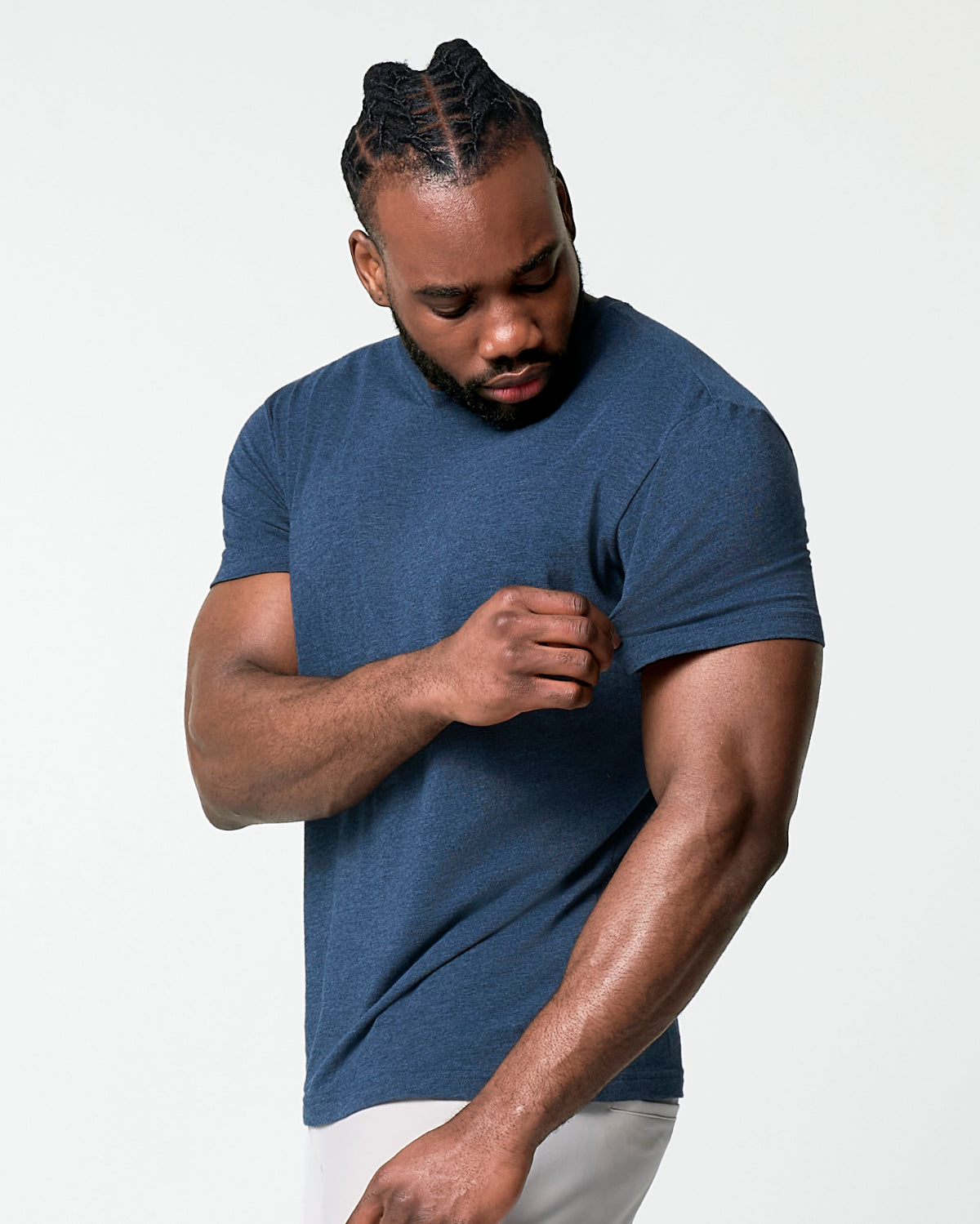 "The Ashford" Midnight Short Sleeve Crewneck