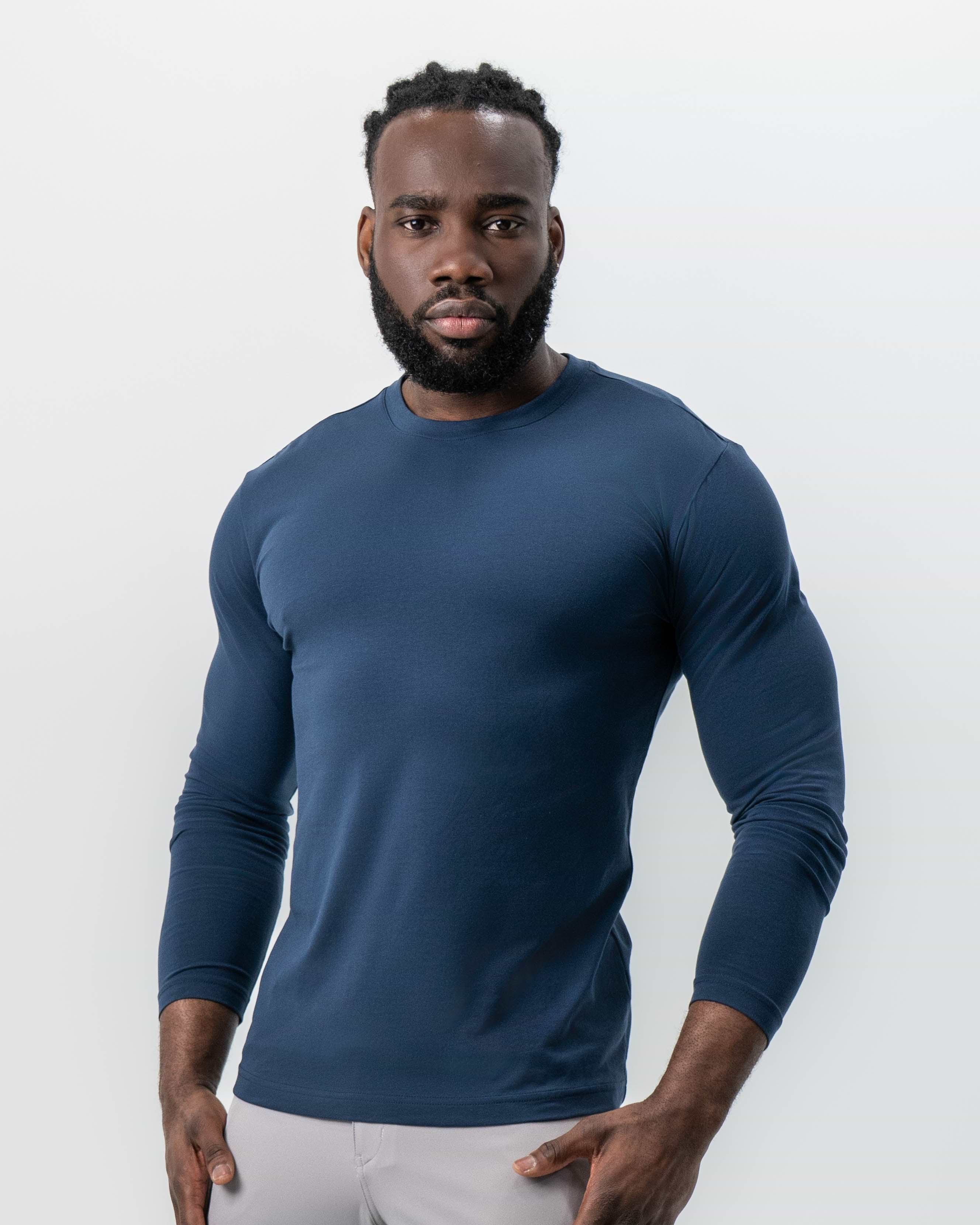 "The Ridgefield" Navy Long Sleeve Crewneck