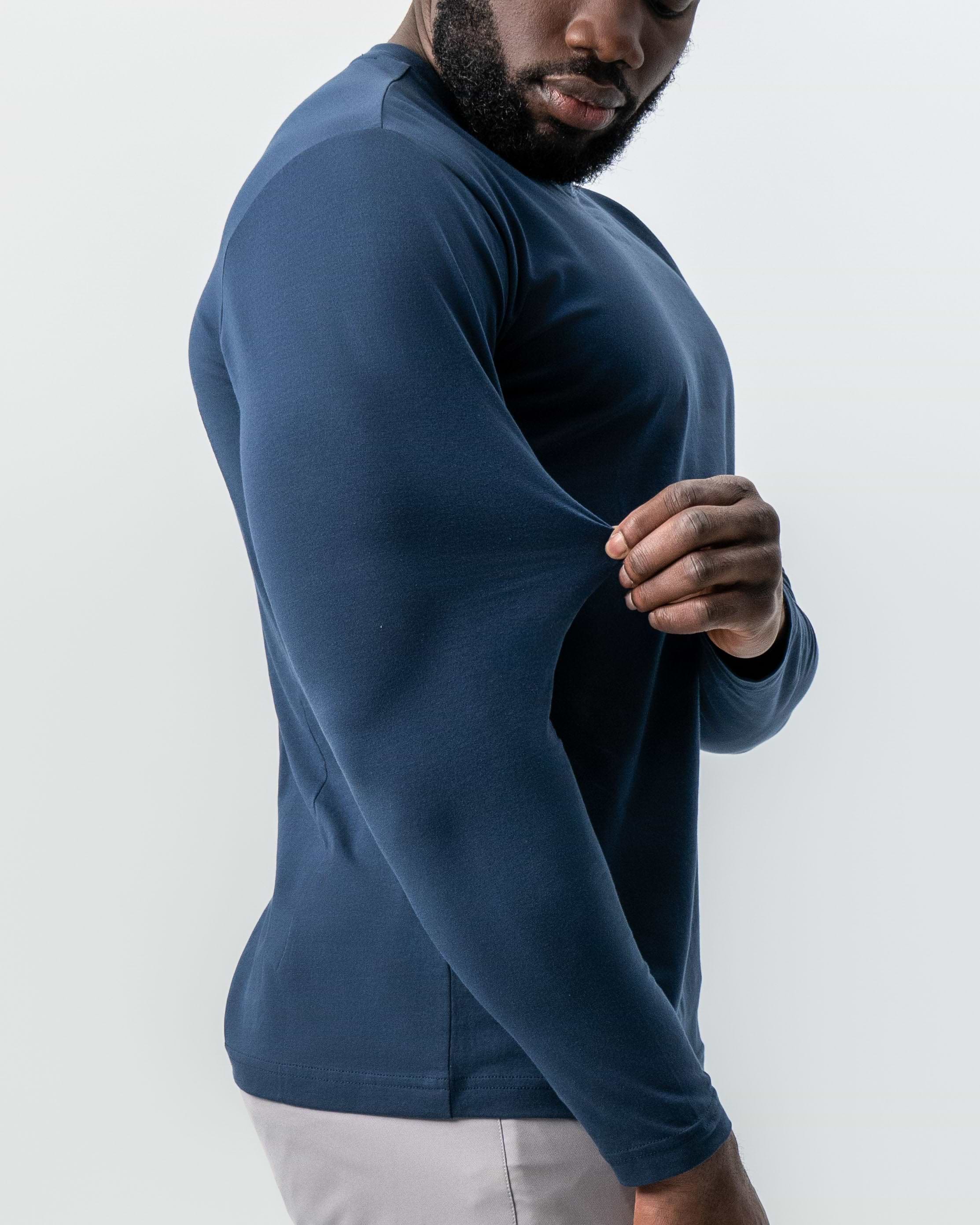 "The Ridgefield" Navy Long Sleeve Crewneck