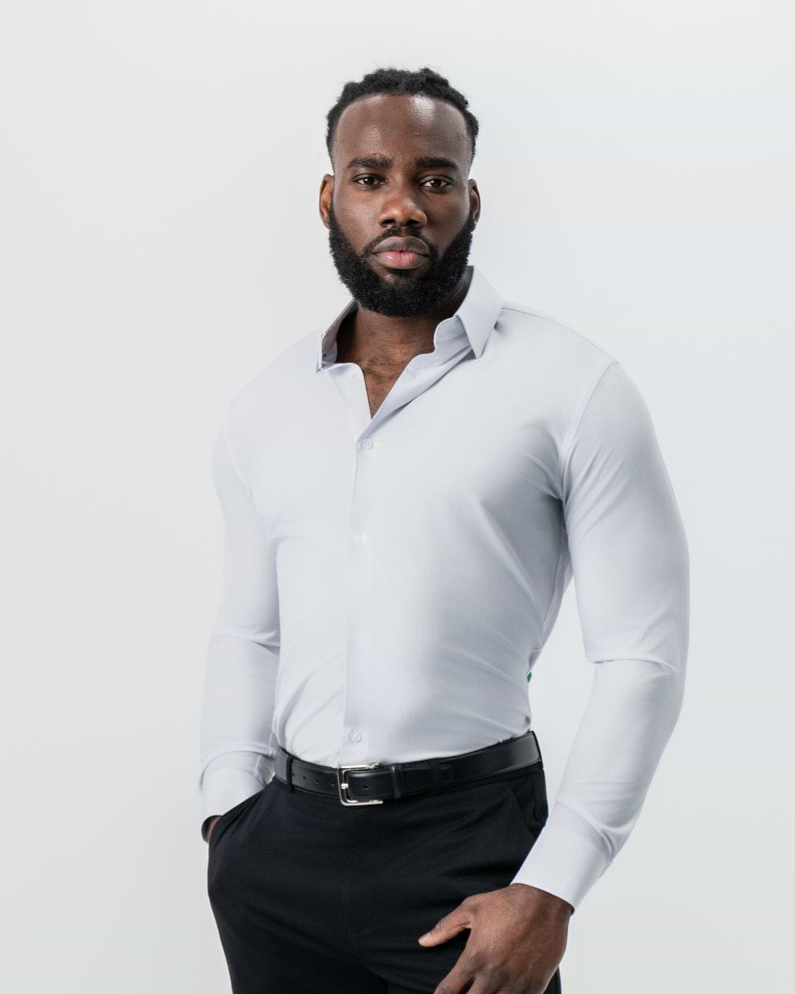 "The Beamer" Pale Lavender With Faded Mini Check