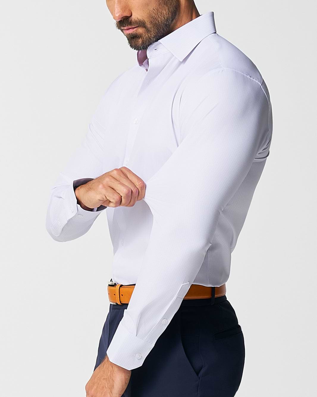 "The Brady" Light Pink & Light Blue Mini Check