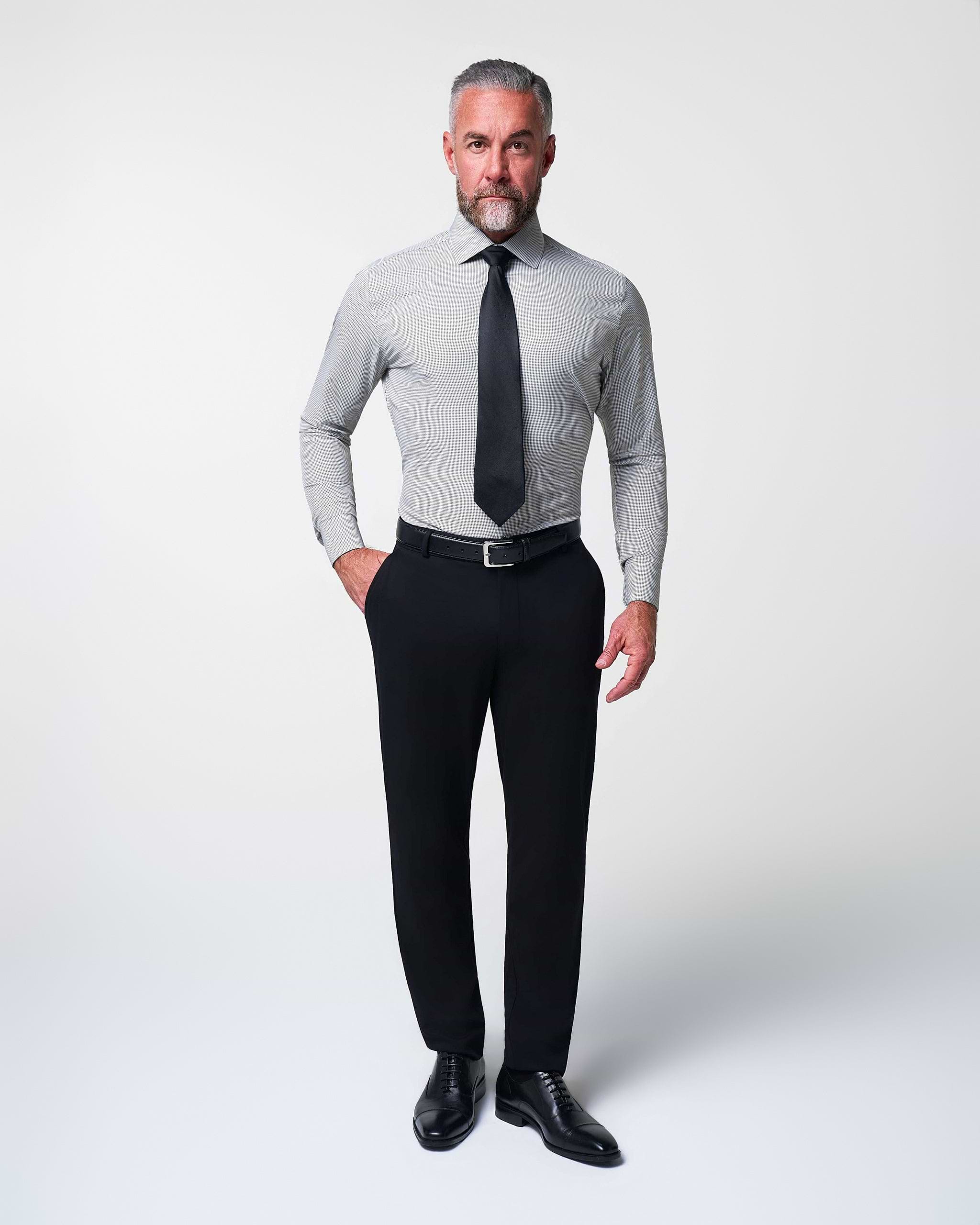 "The Empire" Black Houndstooth