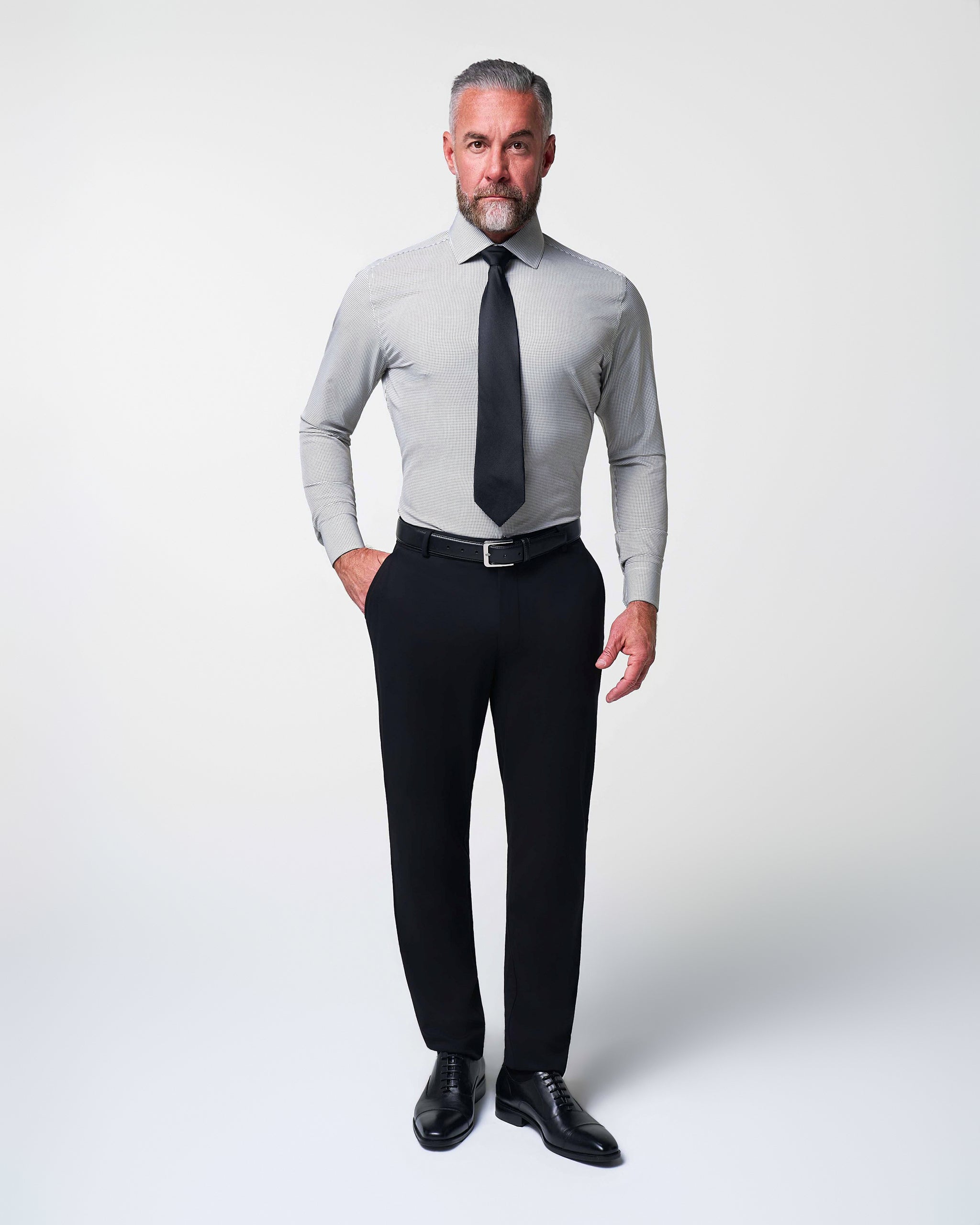 "The Empire" Black Houndstooth