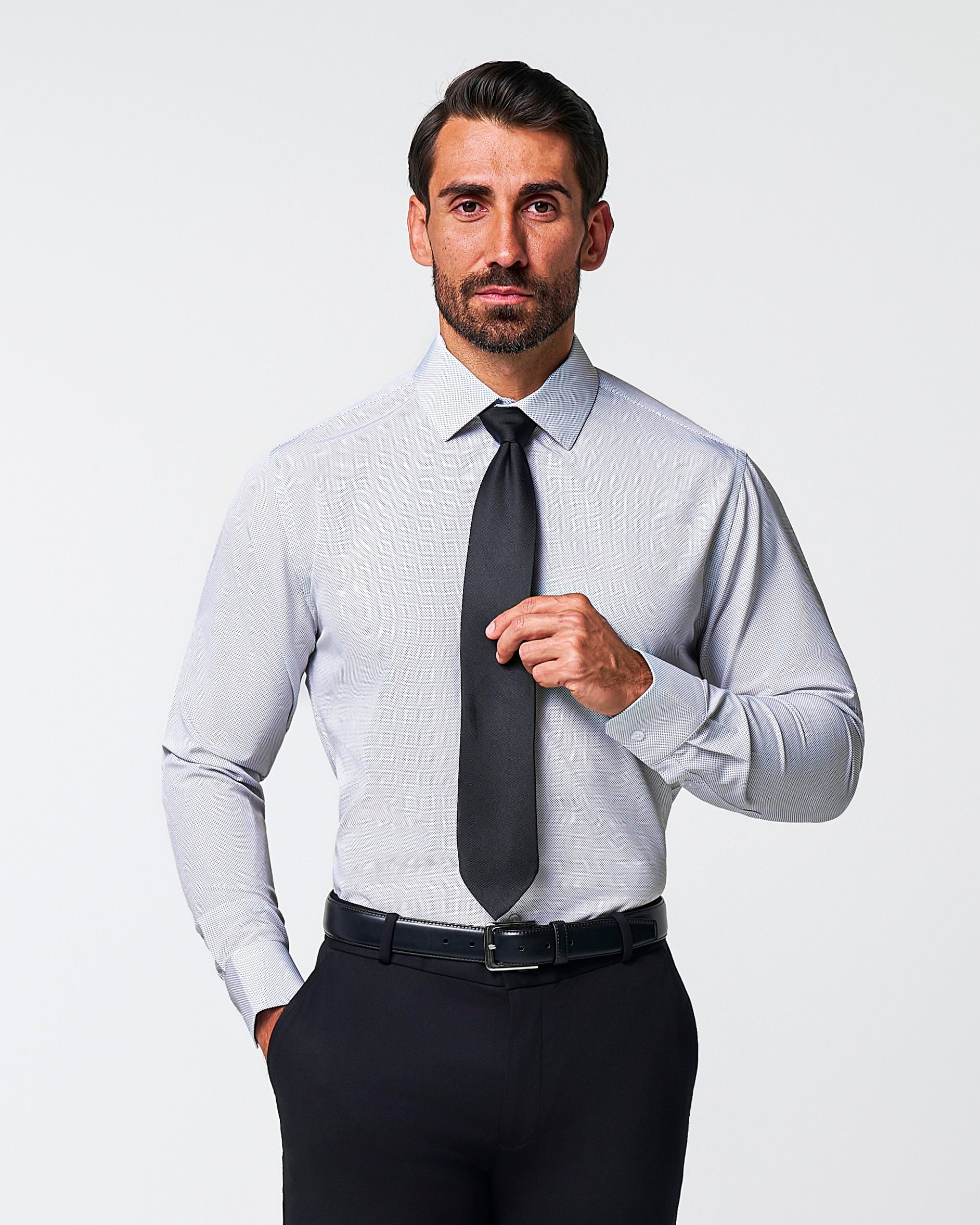 "The Ghost" White & Black Mini Dot