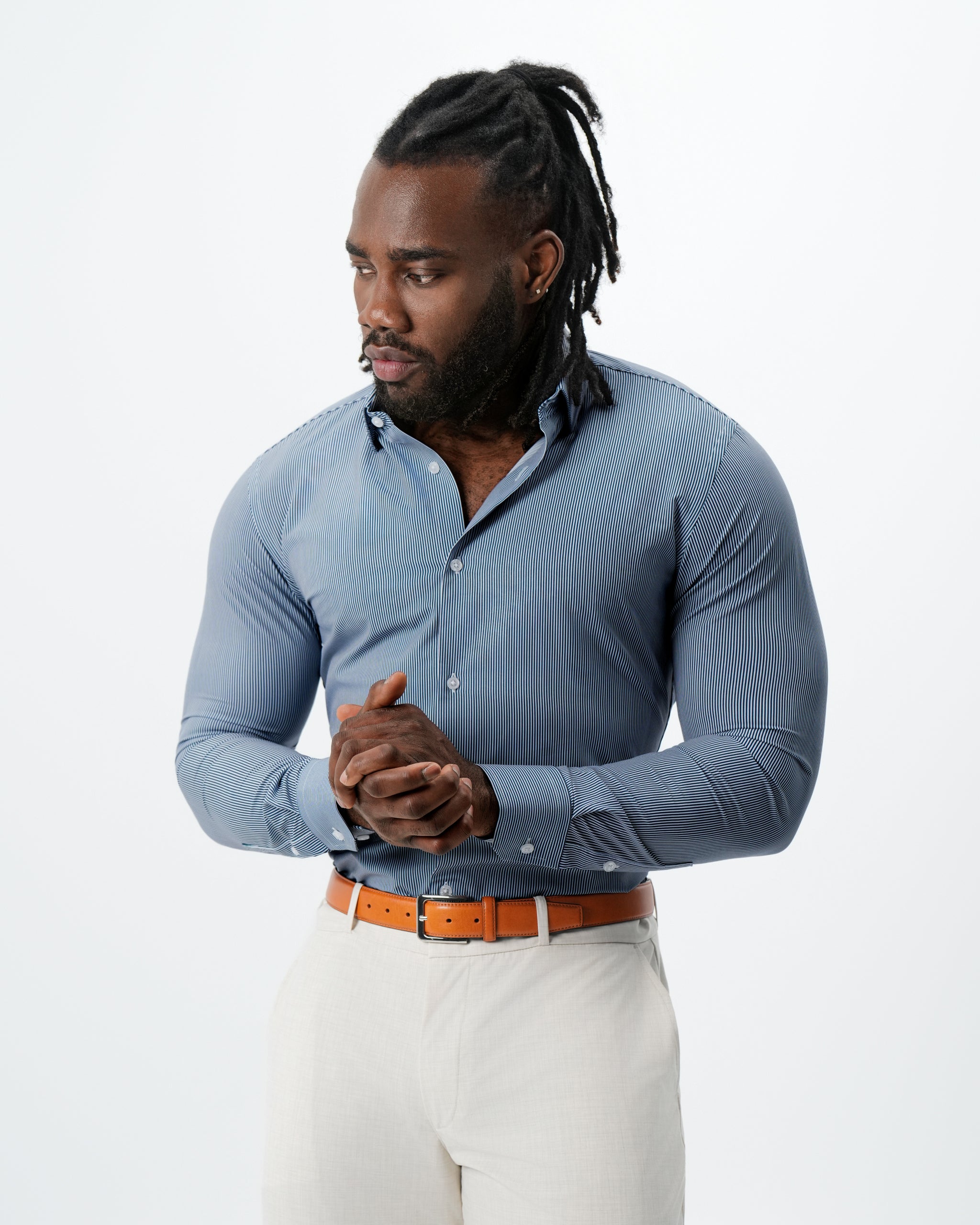 The Hugo Navy Pinstripe 2XL / Navy Pinstripe