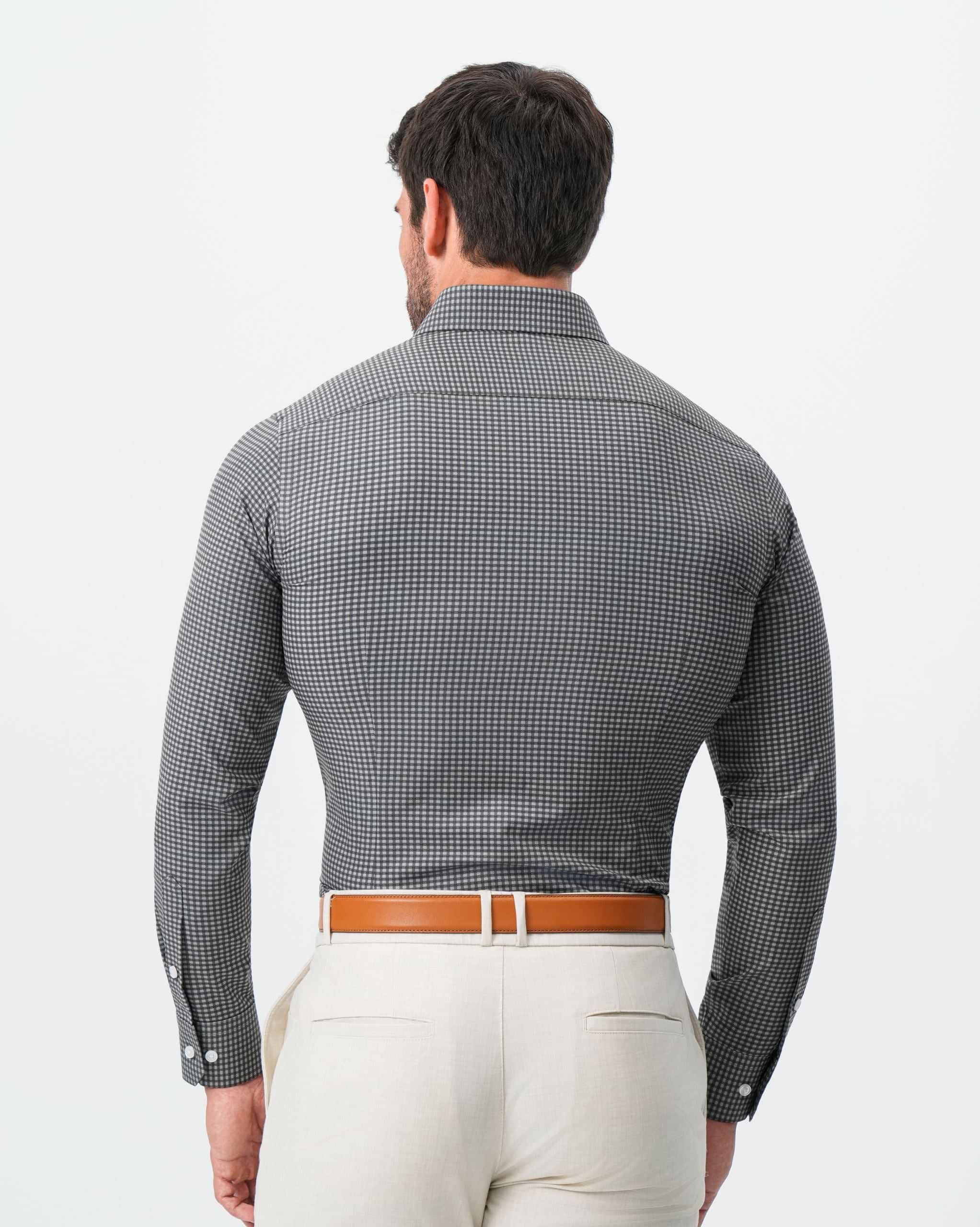 "The Matty" Dark Green & Light Blue Mini Check
