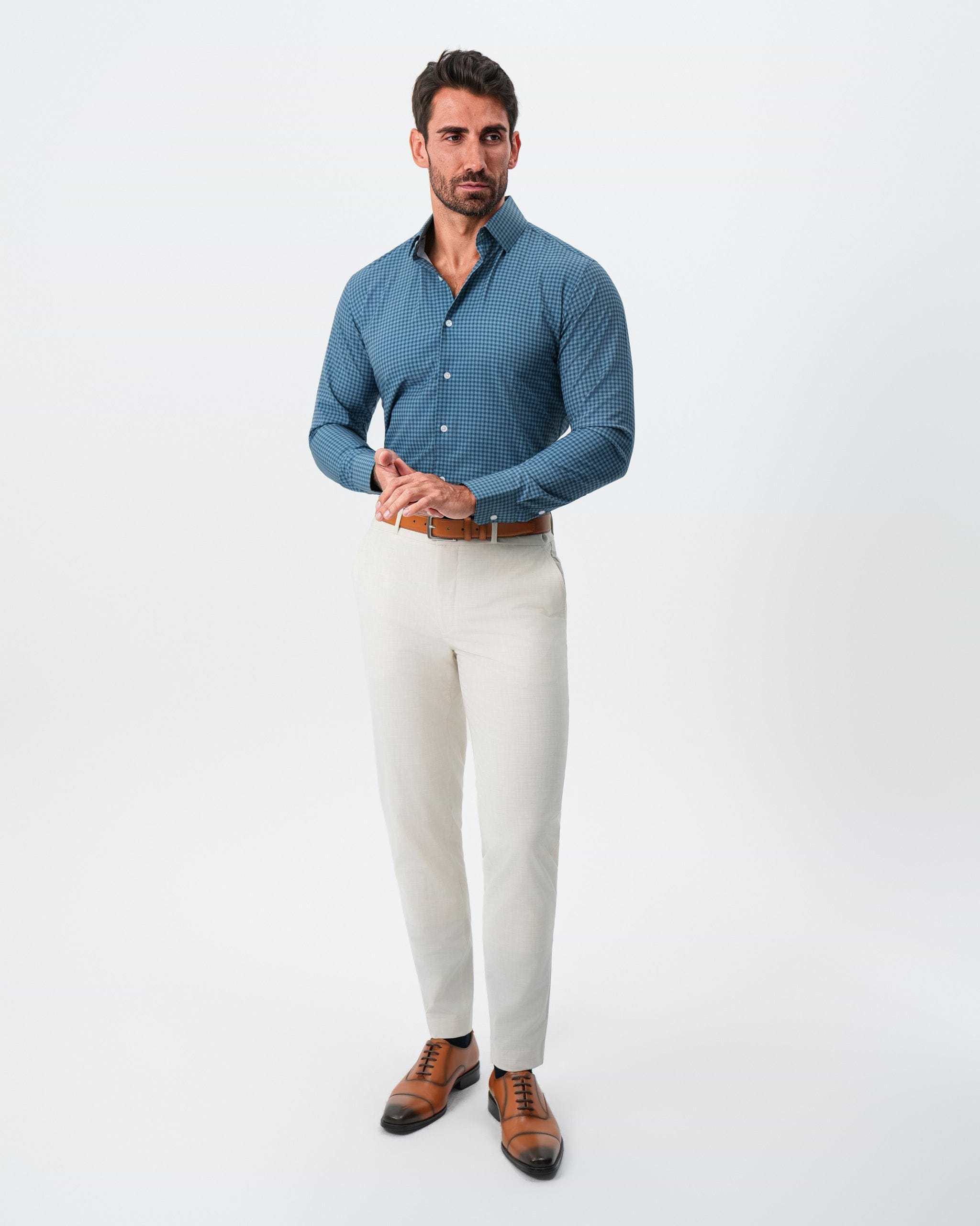 "The Montgomery" Teal & Navy Gingham