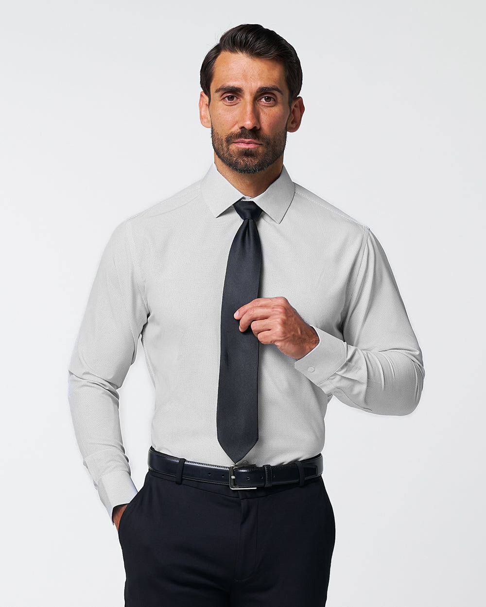 "The Ghost" White & Black Mini Dot