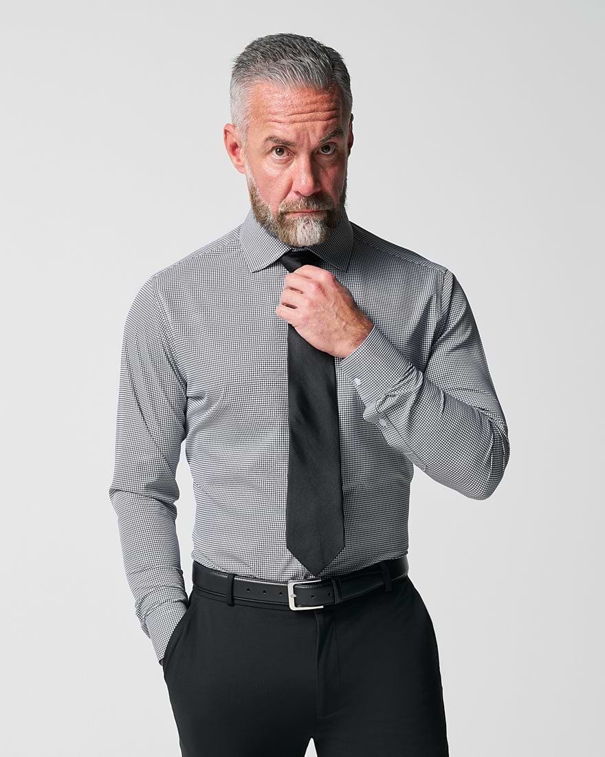 "The Newbury" Black Windowpane