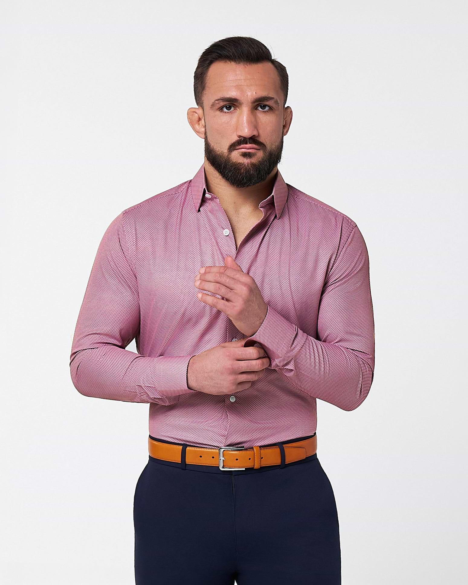 athletic fit dress shirts Men's Athletic-Fit Shirt Blue Plaid Regular Size XXL WRINKLE RESISTANT Men's Athletic-Fit Dress Shirt White