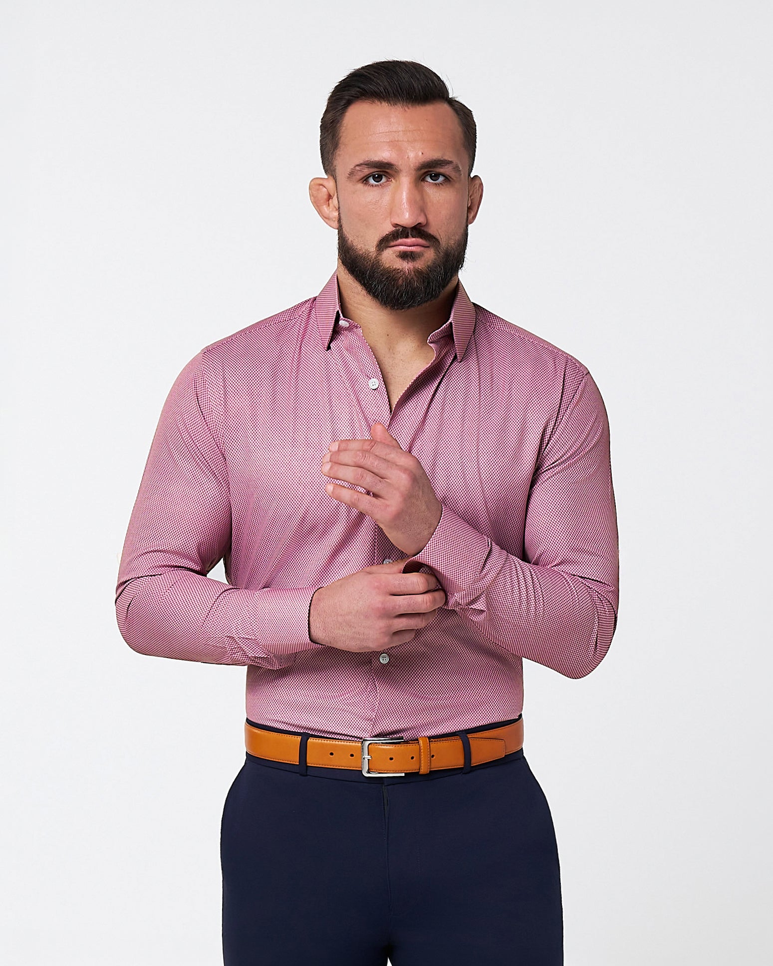 athletic fit dress shirts Men's Athletic-Fit Shirt Blue Plaid Regular Size XXL WRINKLE RESISTANT Men's Athletic-Fit Dress Shirt White