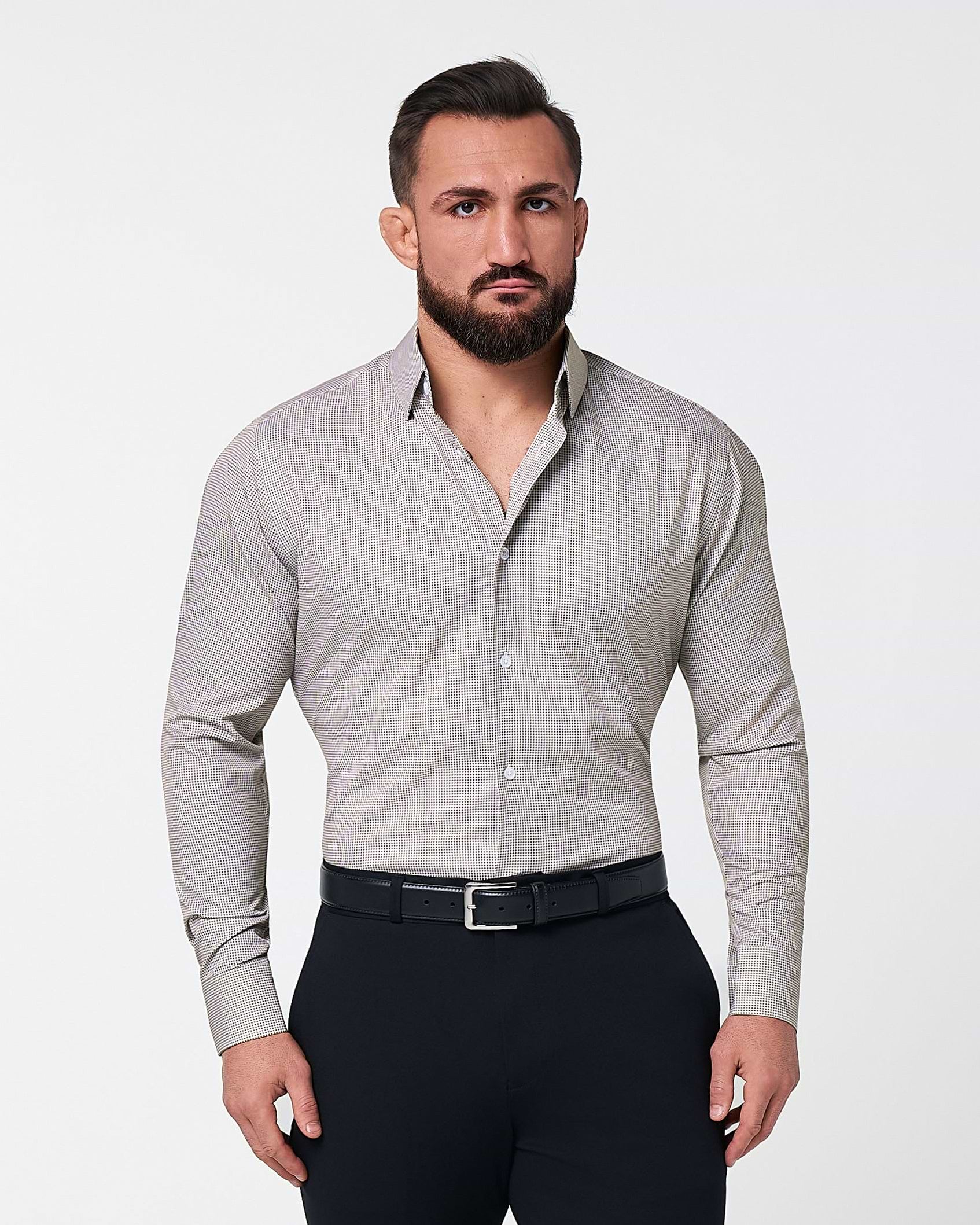 "The Vancouver" Brown Houndstooth