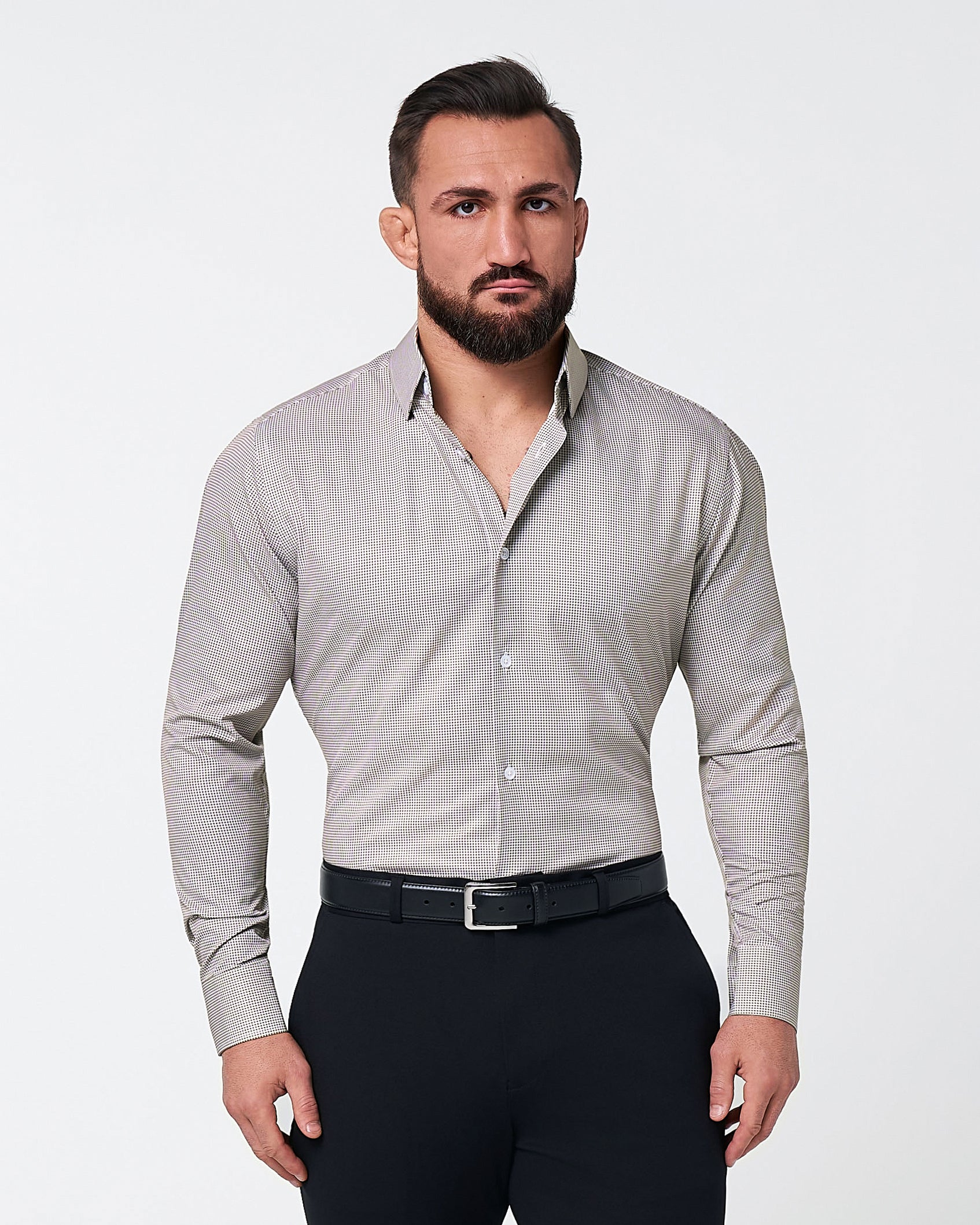 "The Vancouver" Brown Houndstooth