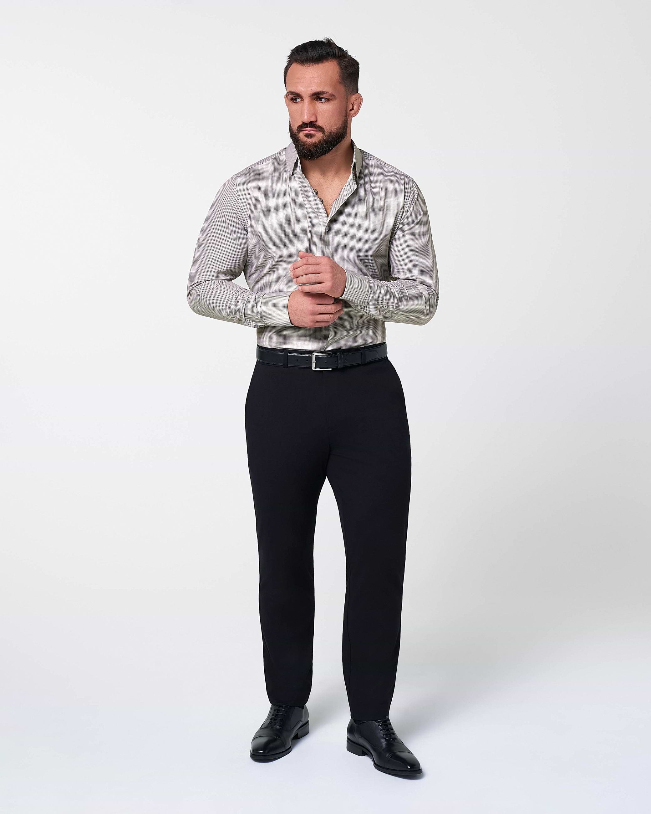 "The Vancouver" Brown Houndstooth