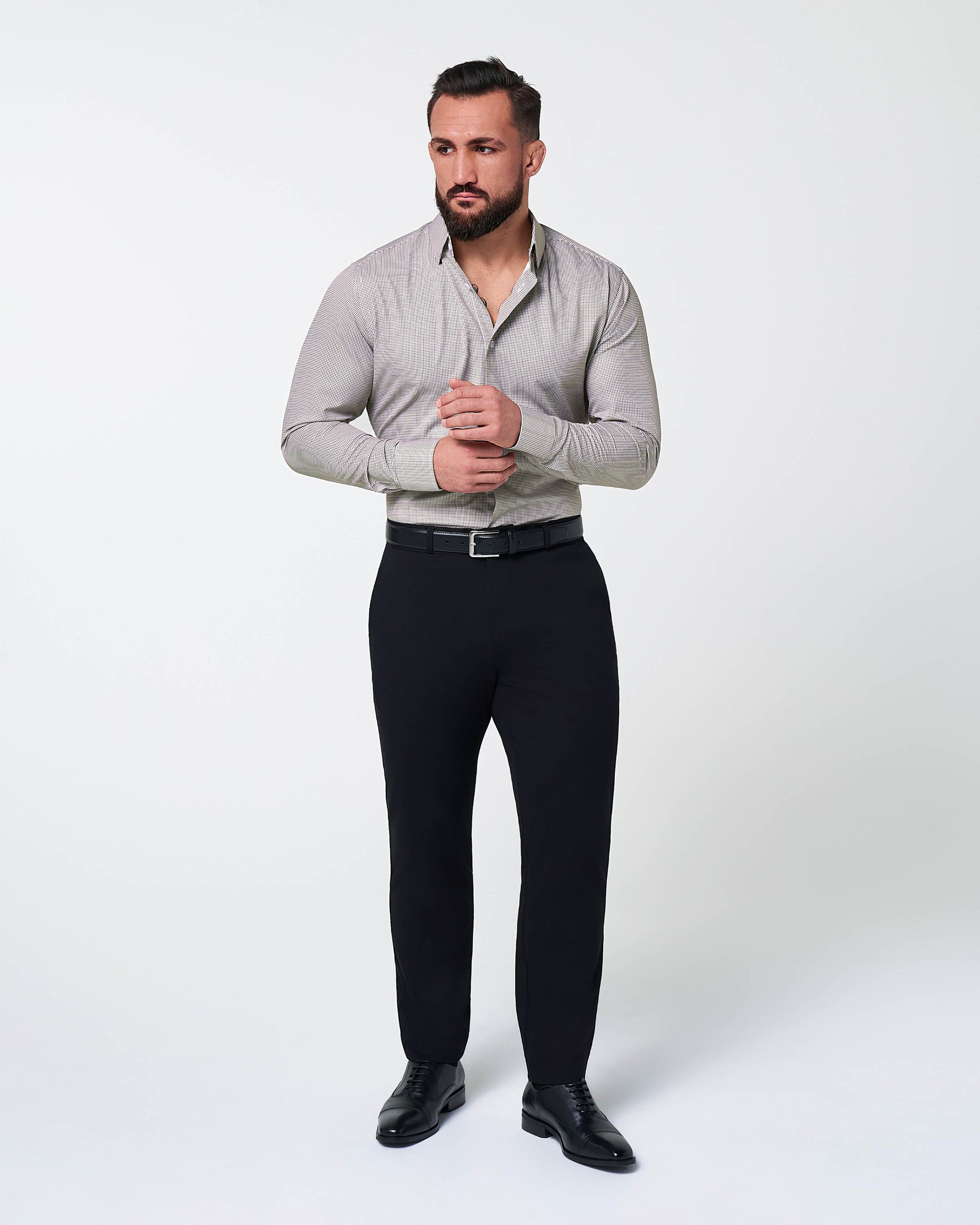 "The Vancouver" Brown Houndstooth