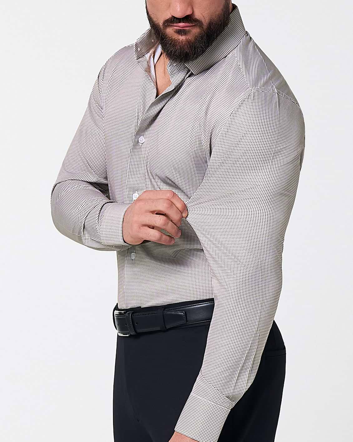 "The Vancouver" Brown Houndstooth