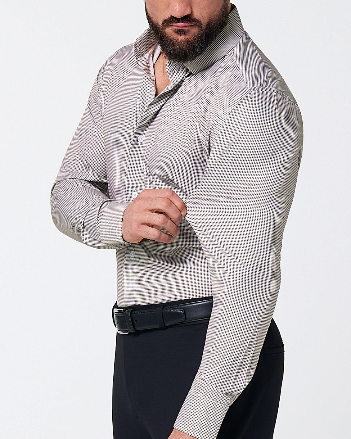 "The Vancouver" Brown Houndstooth