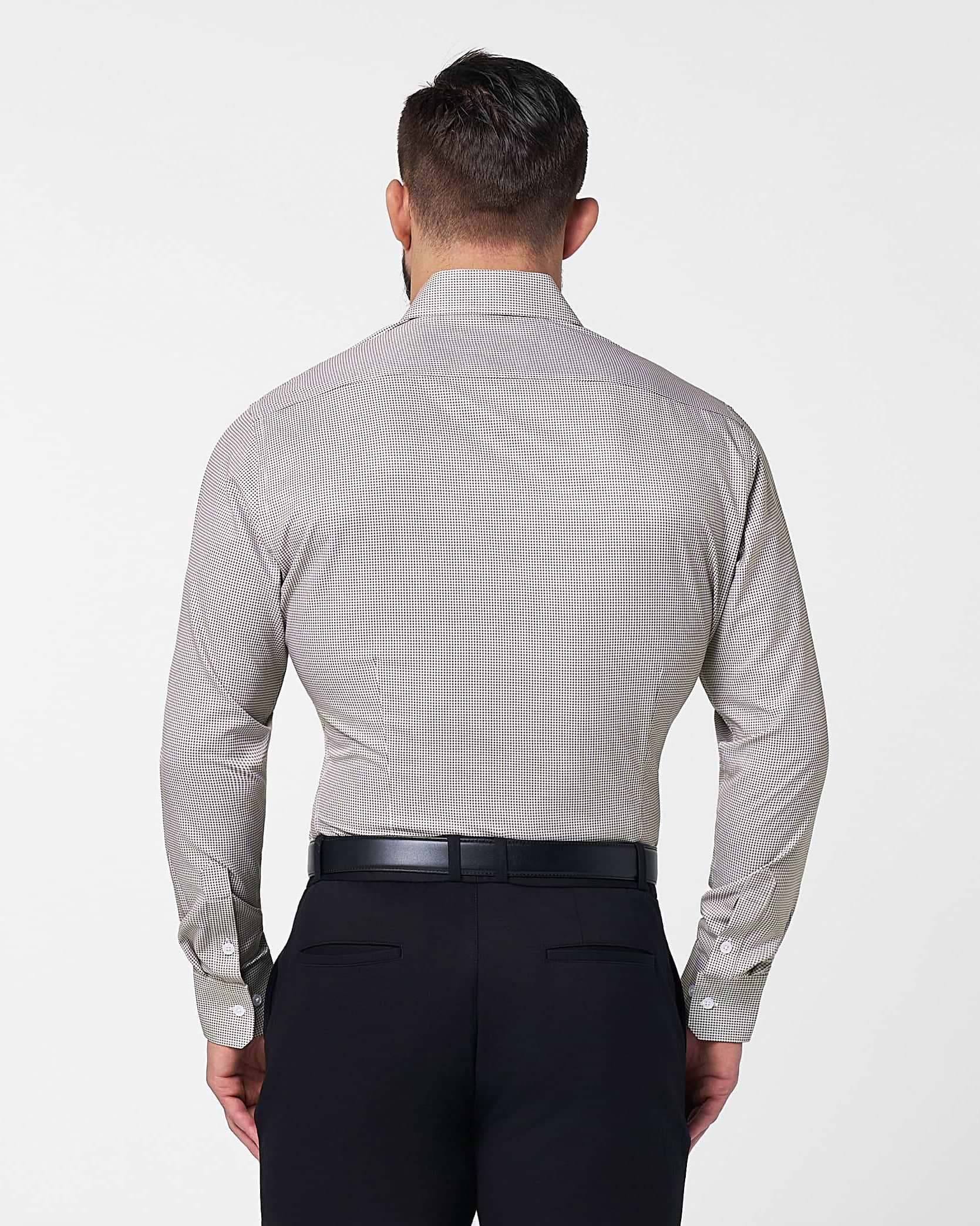 "The Vancouver" Brown Houndstooth